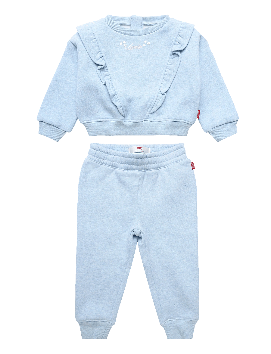 Levi's - F8-FLEECE PANT SET - sportanzüge - levi's skyway heather - 0