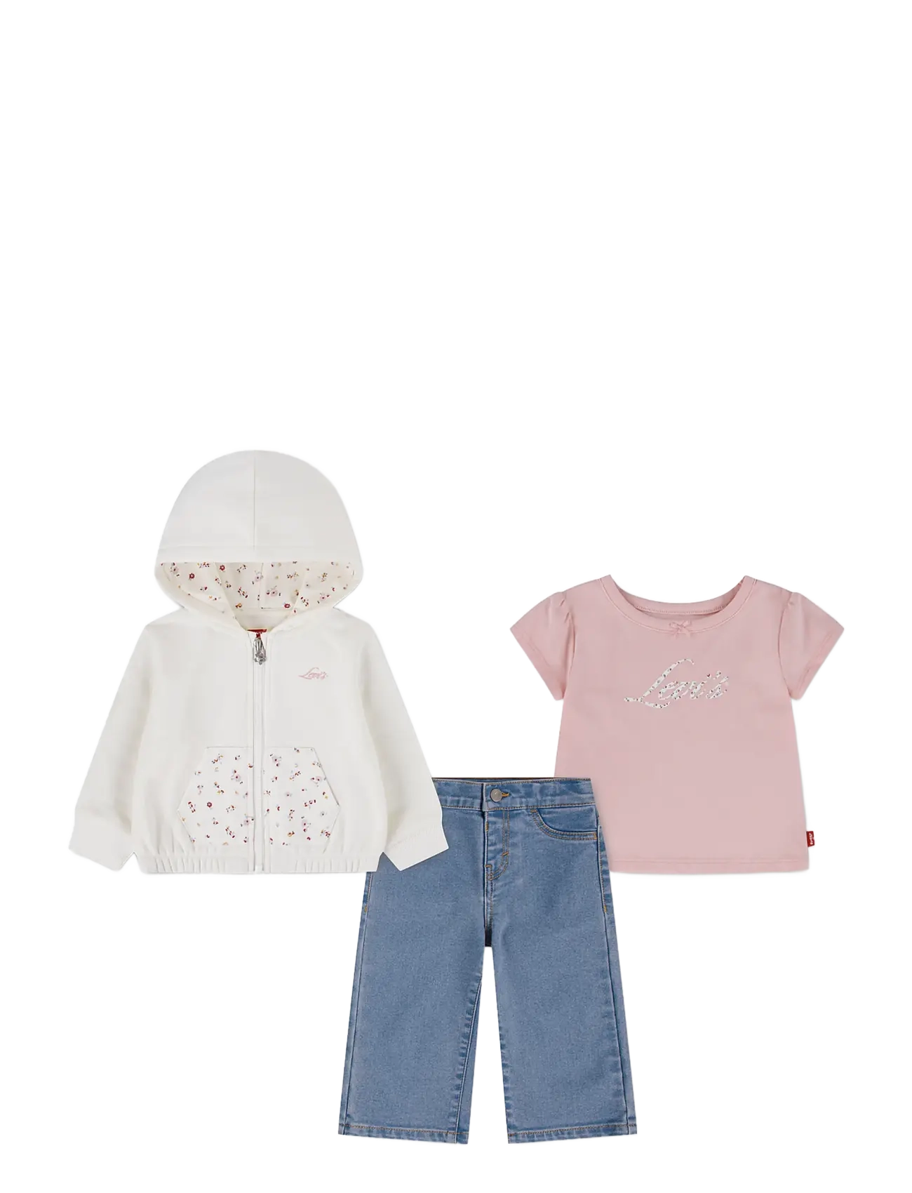 Levi's 3P-3PC PANT SET - Sets - POWDER PINK / pink/rose