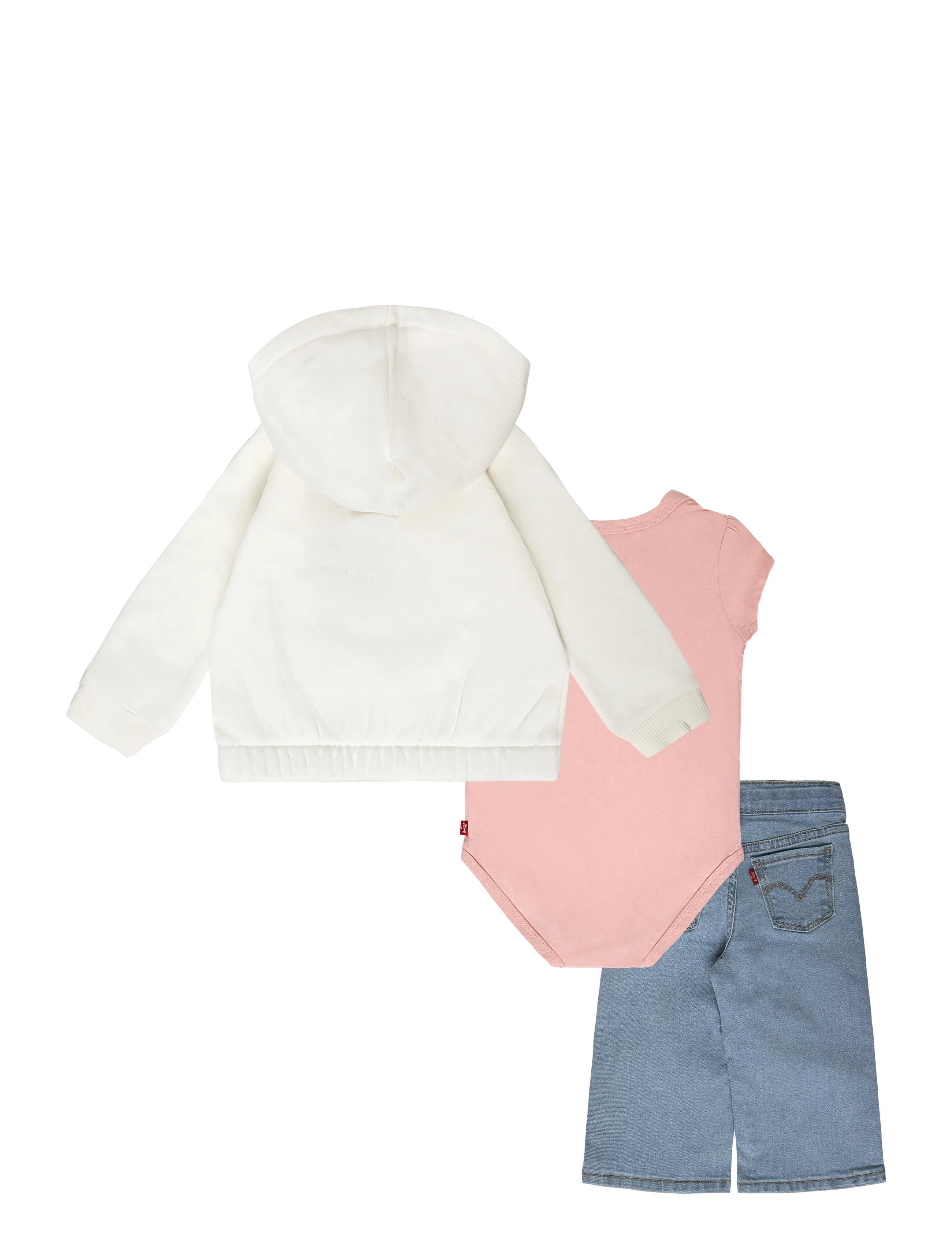 Levi's - 3P-3PC PANT SET - sets with short-sleeved t-shirt - powder pink - 1