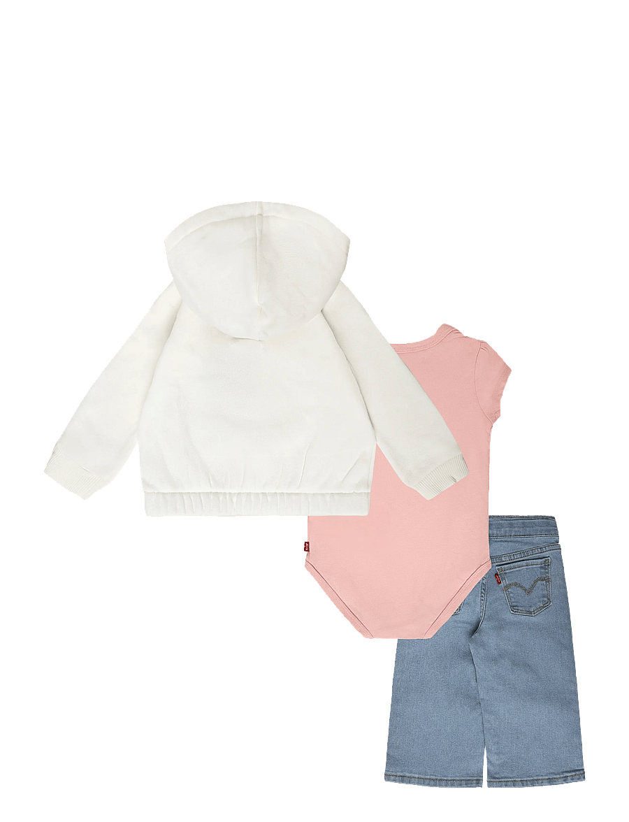 Levi's - 3P-3PC PANT SET - sets with short-sleeved t-shirt - powder pink - 1