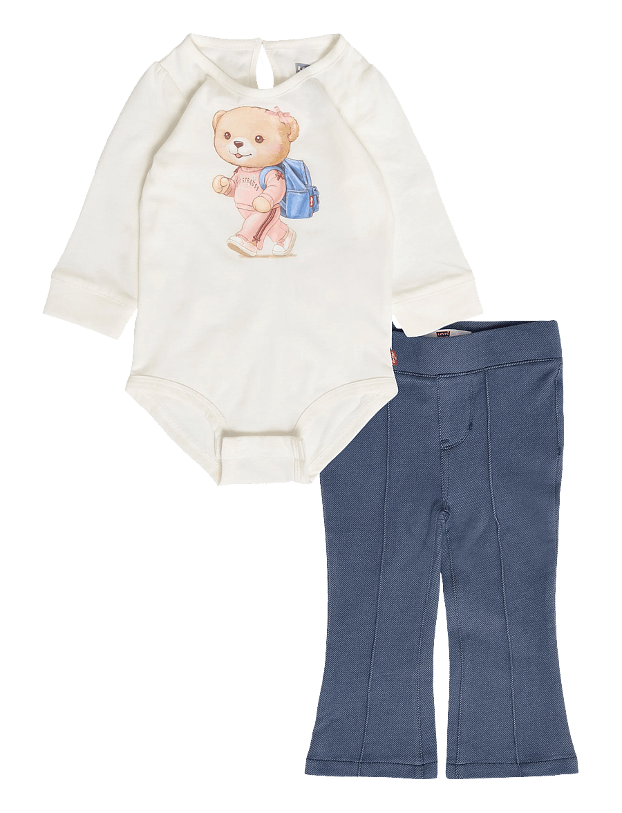 Levi's - PH-PANT SET - sæt med langærmet t-shirt - levi's egret - 0