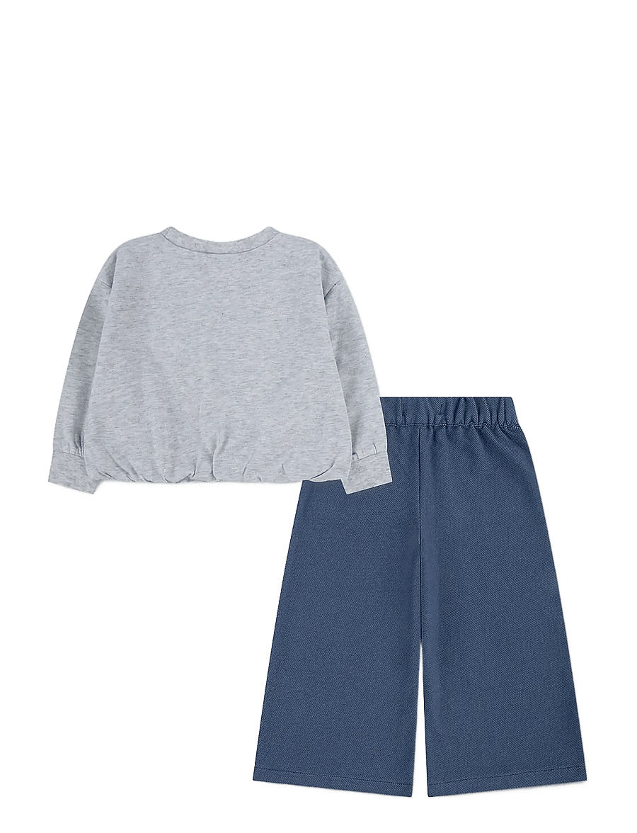 Levi's - PH-PANT SET - sets mit langärmeligem t-shirt - light gray heather - 1