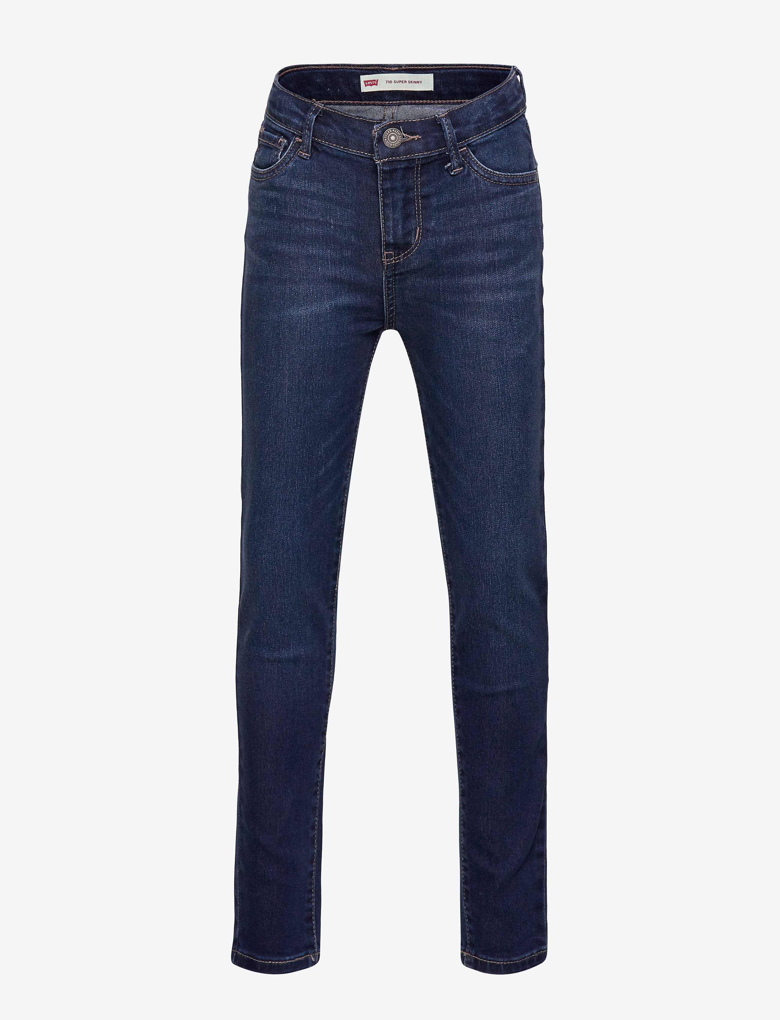 Levi's 710 Super Skinny Jeans, Børn, Ripped Super Skinny Jeans, Blå, Str: 128
