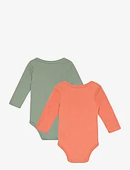 Levi's - Levi's® Poster Logo Long Sleeve Bodysuit 2-Pack - lowest prices - green - 3