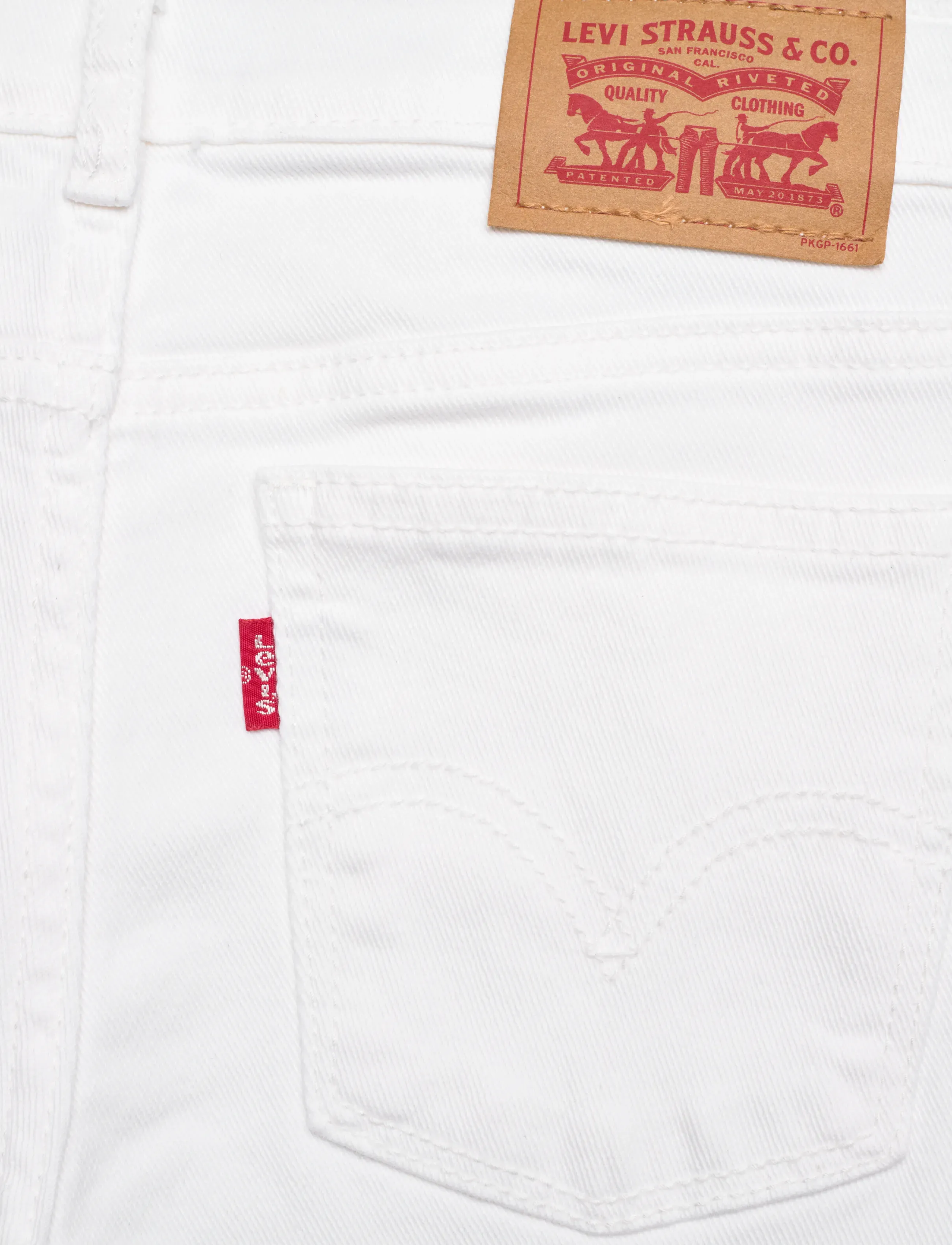 Levi's - PX-DENIM PANTS - regular jeans - bright white - 4