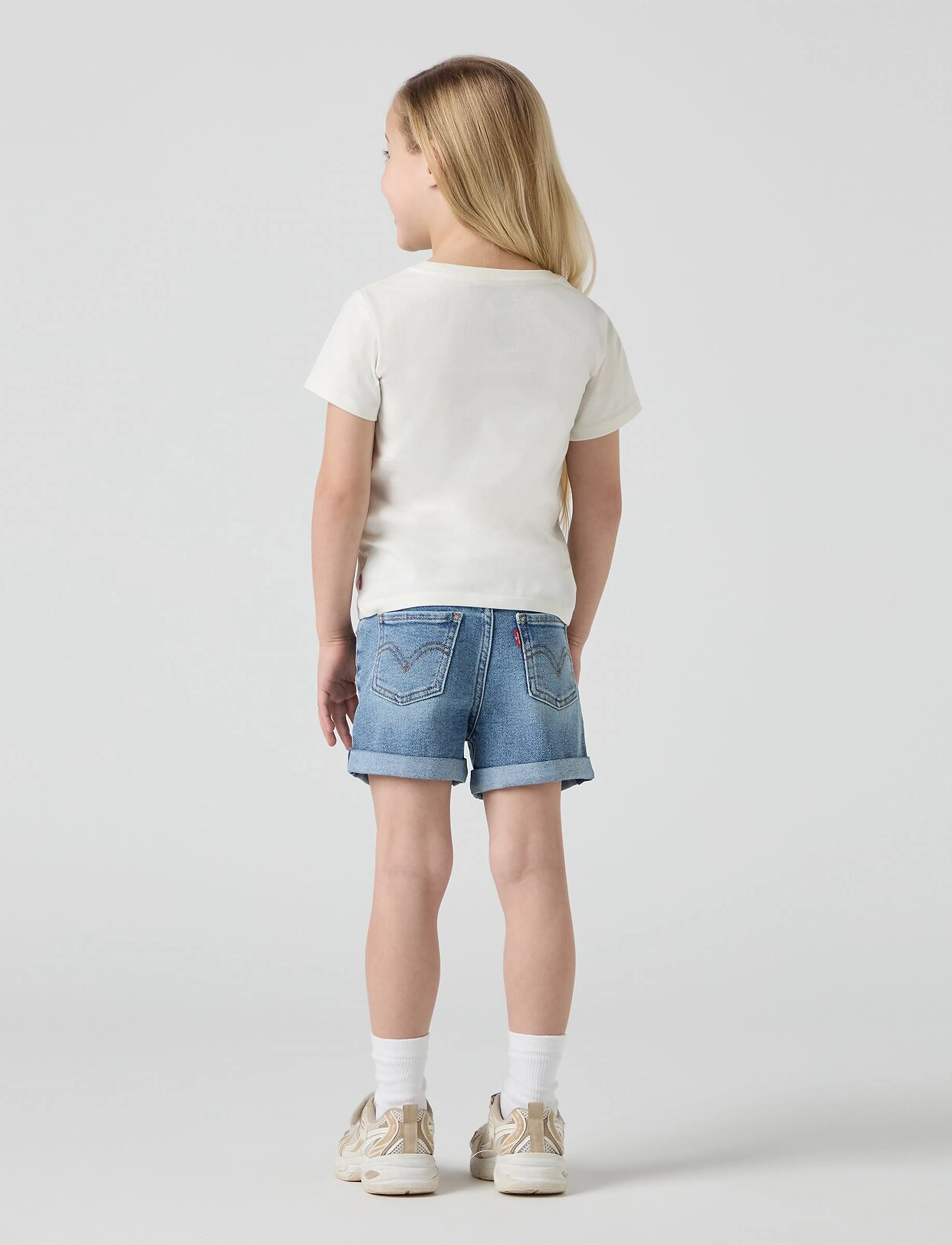 Levi's - Levi's® Girlfriend Shorts - denim shorts - flower child - 3