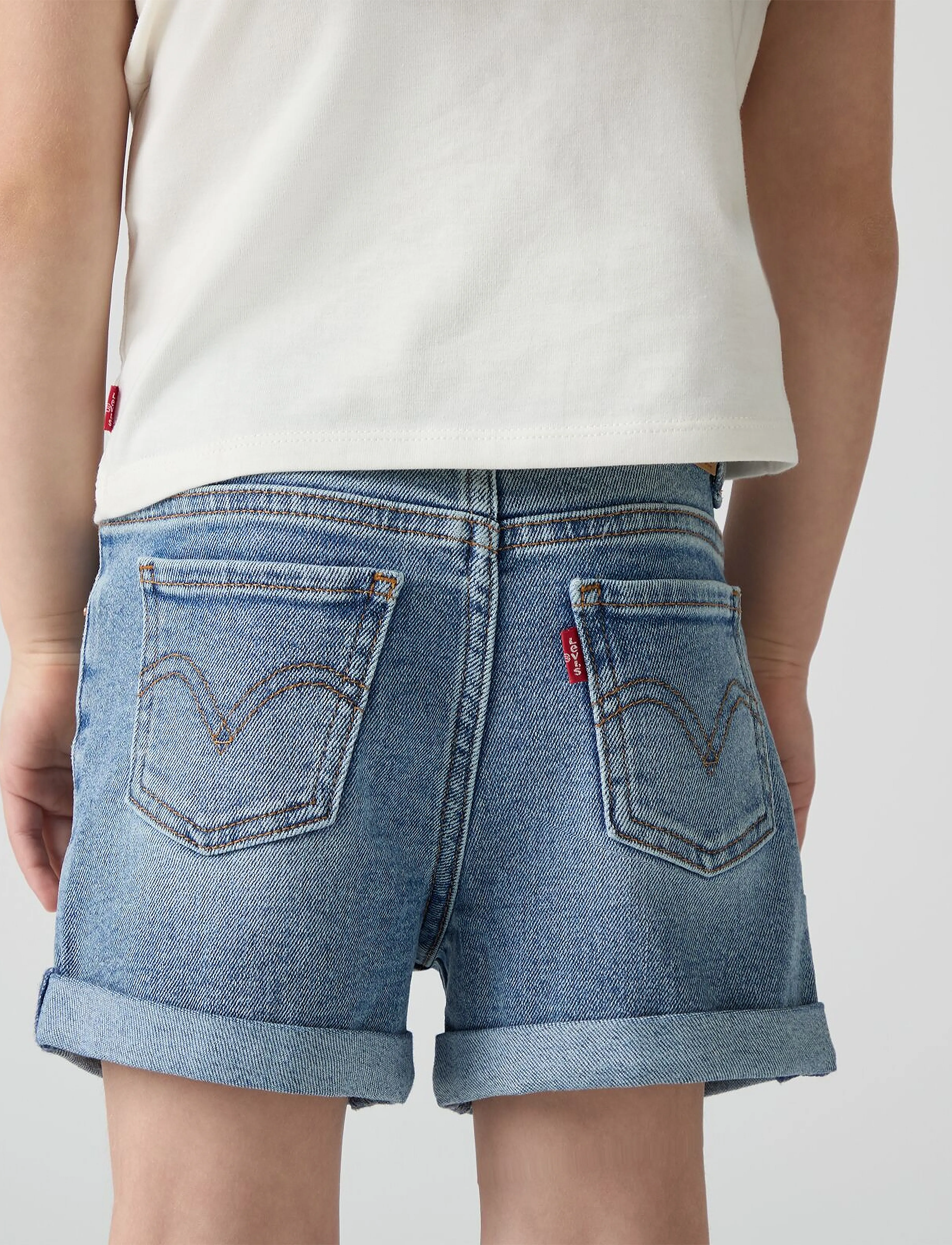 Levi's - Levi's® Girlfriend Shorts - denim shorts - flower child - 4