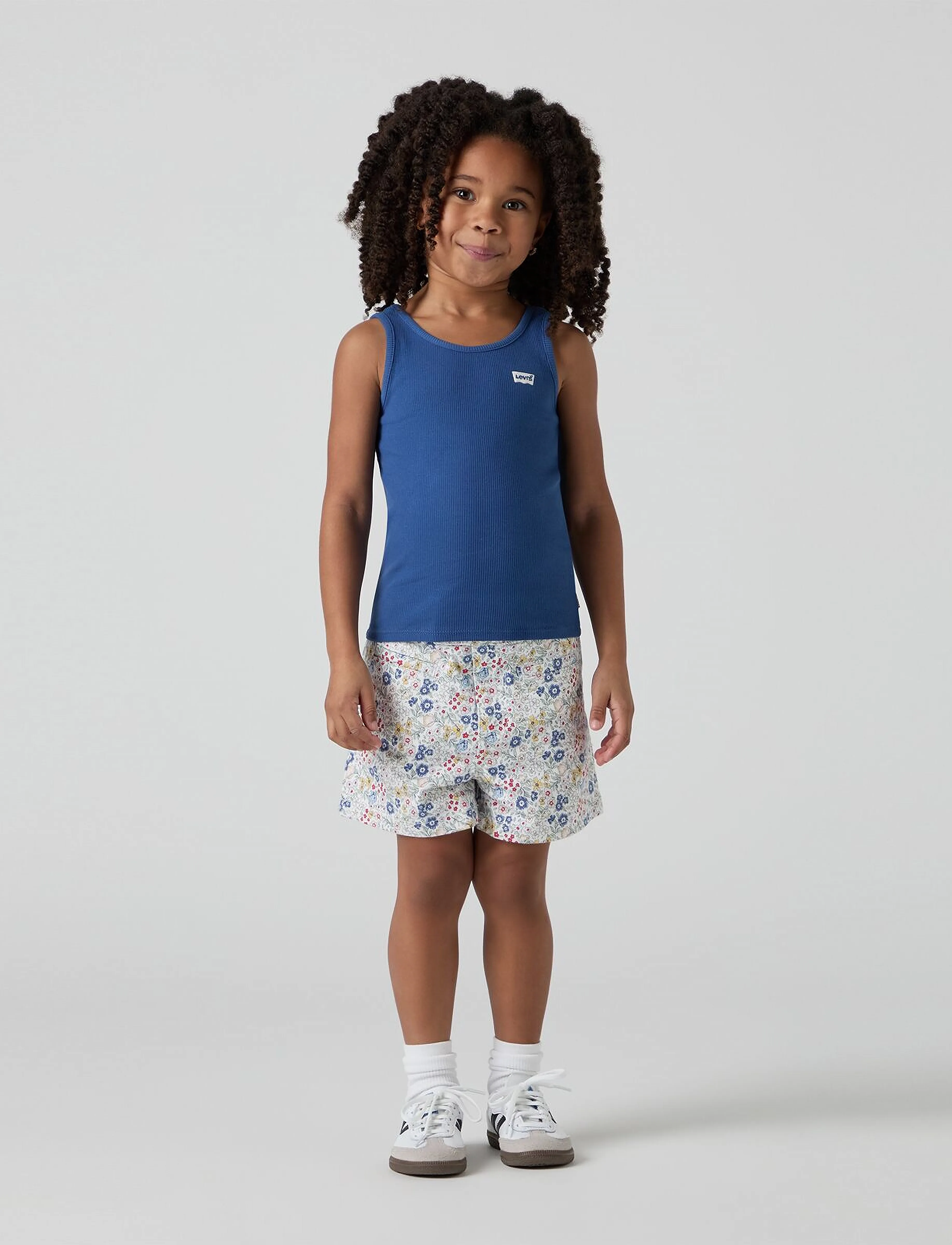 Levi's We-Woven Short, Børn, Højtaljede Shorts, Hvid, Str: 110