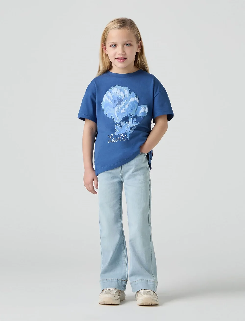Levi's - PX-DENIM PANTS - bootcut jeans - desert sky - 0