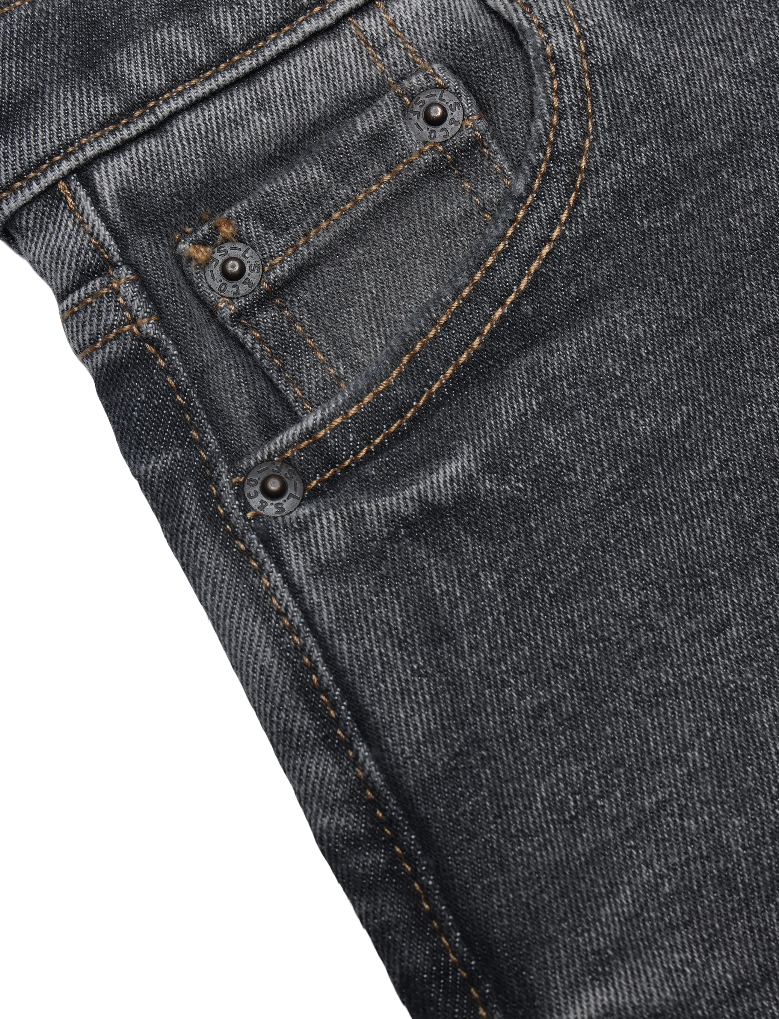 Levi's - PX-DENIM PANTS - laiad teksad - chalk board - 4
