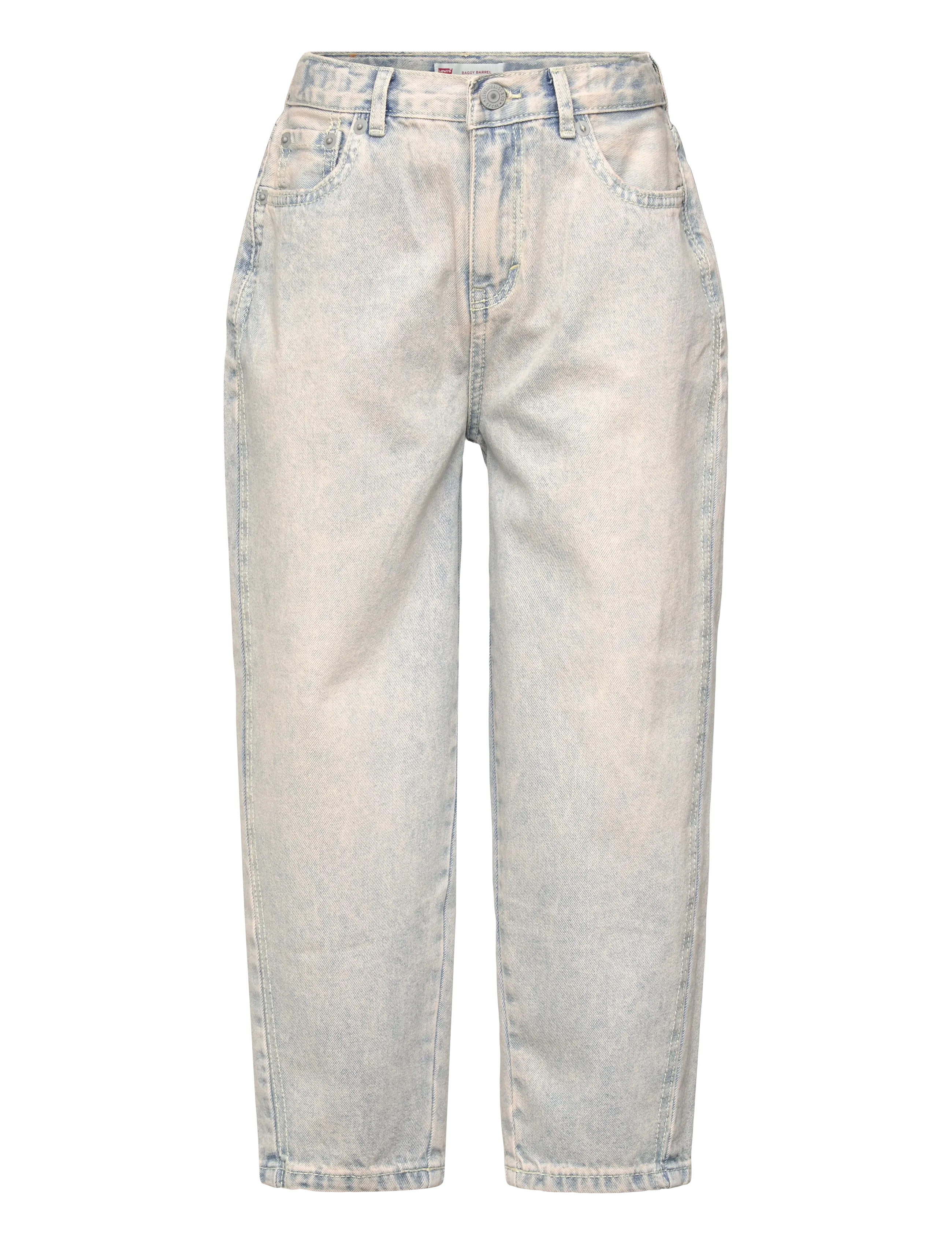 Levi's Levi's® High Rise Baggy Barrel Jeans - Riided - PEACHY W/O DESTRUCTION / blue