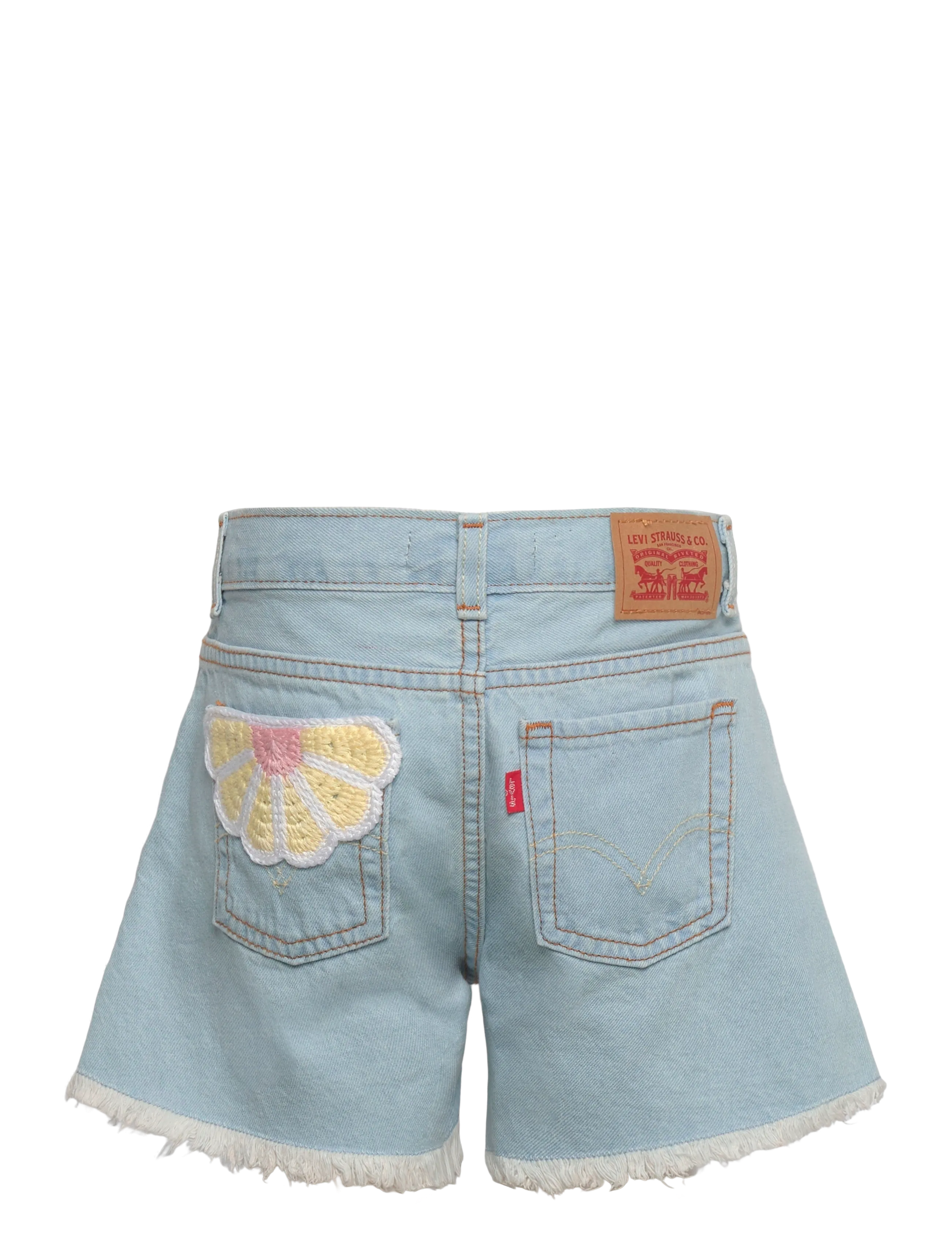 Levi's - Levi's® Crochet Applique A-Line Shorts - denim shorts - wow me over - 1