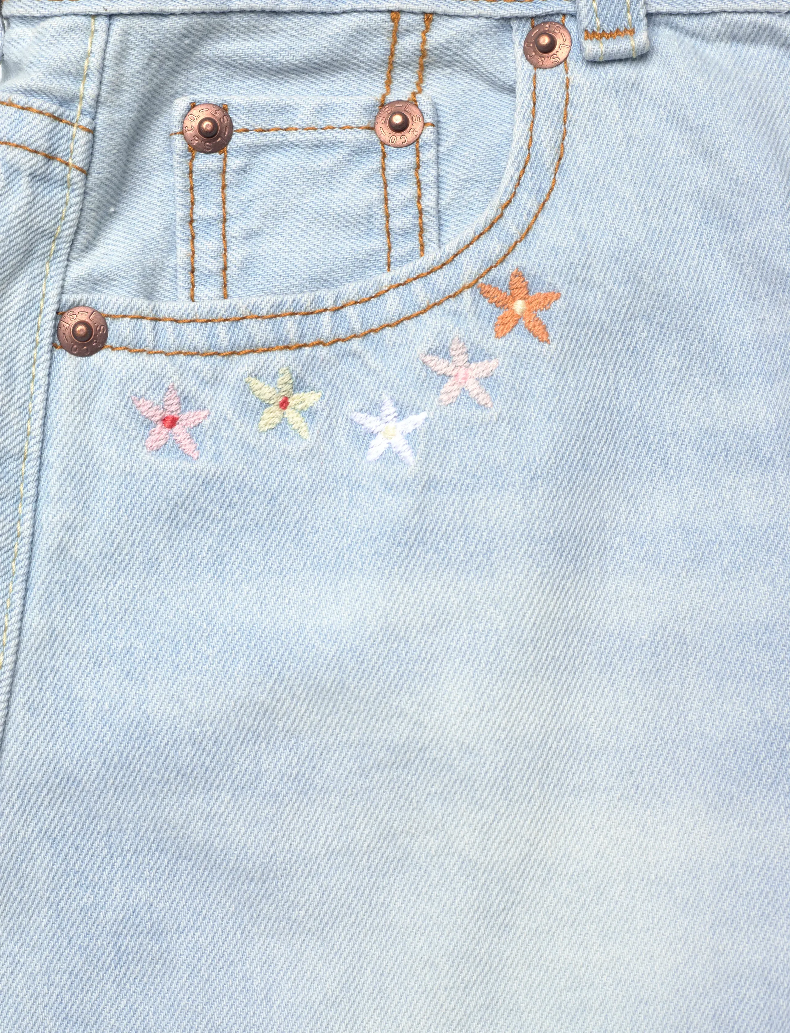 Levi's - Levi's® Crochet Applique A-Line Shorts - denim shorts - wow me over - 2