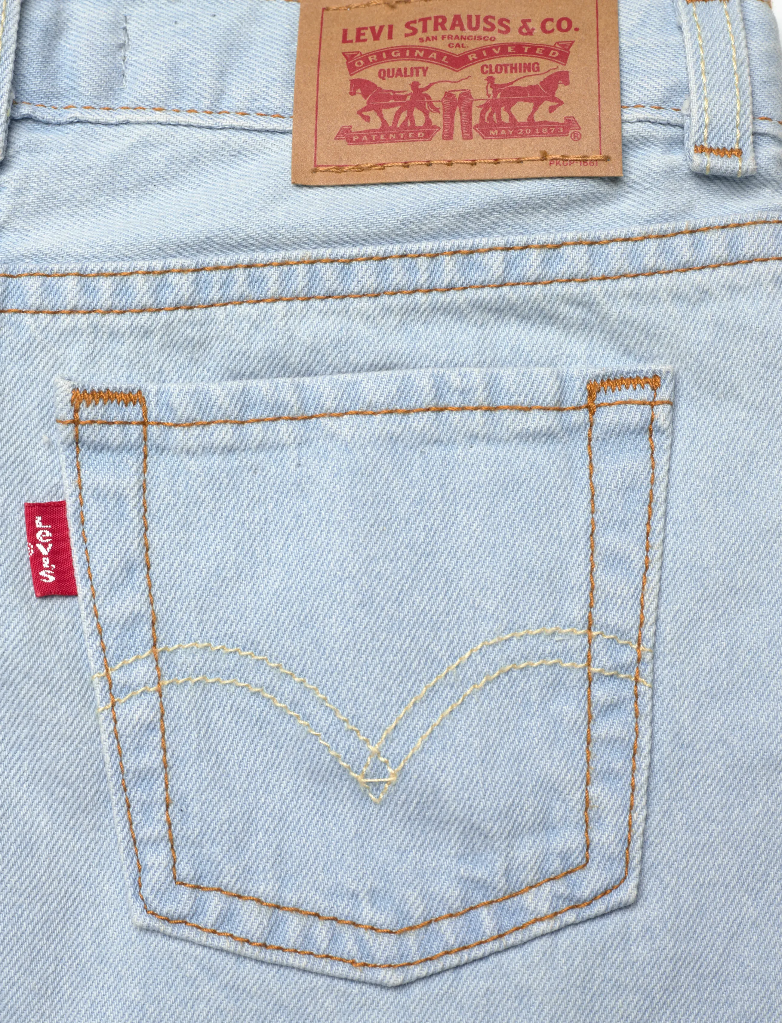 Levi's - Levi's® Crochet Applique A-Line Shorts - denim shorts - wow me over - 4