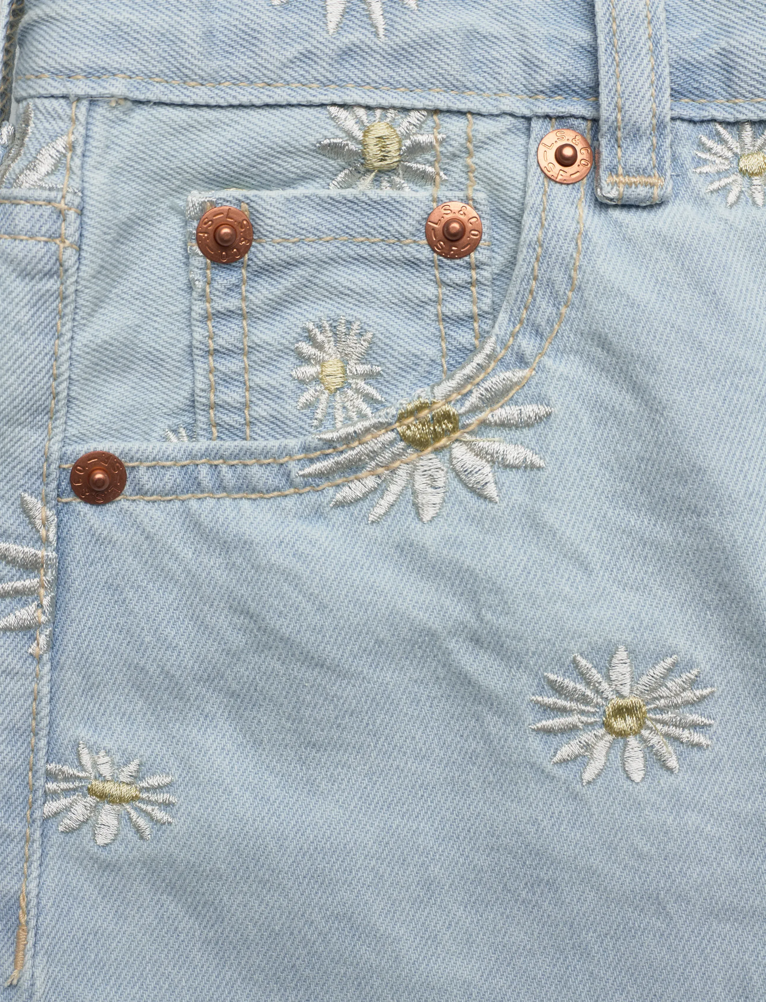 Levi's - Levi's® Daisy Denim A-Line Shorts - denim shorts - light sugar - 2