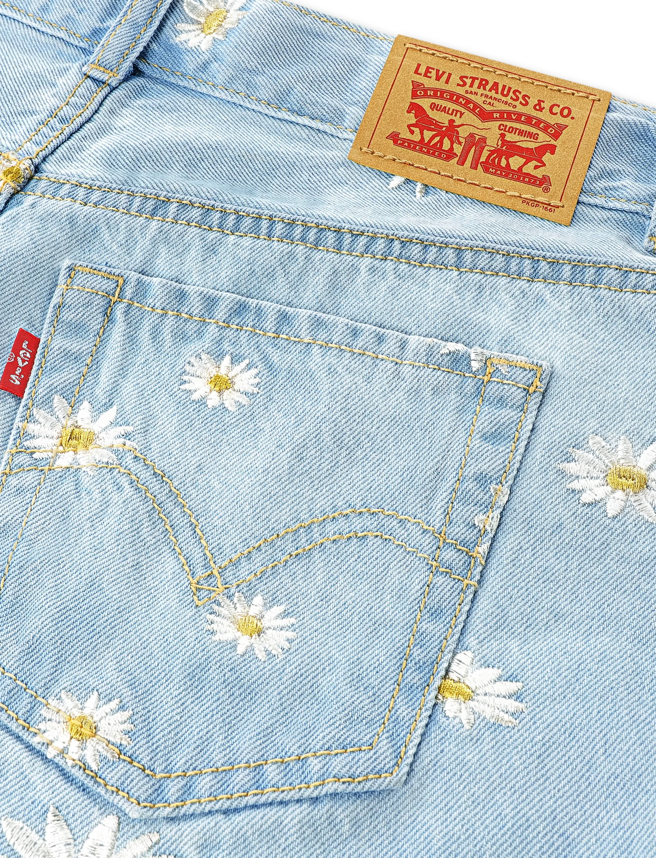 Levi's - Levi's® Daisy Denim A-Line Shorts - denim shorts - light sugar - 4