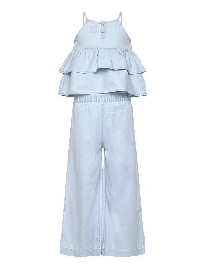 Levi's Levi's® Denim Tiered Tank and Pants 2-Piece Set - Komplektai su marškinėliais trumpomis rankovėmis - WOW ME OVER / blue
