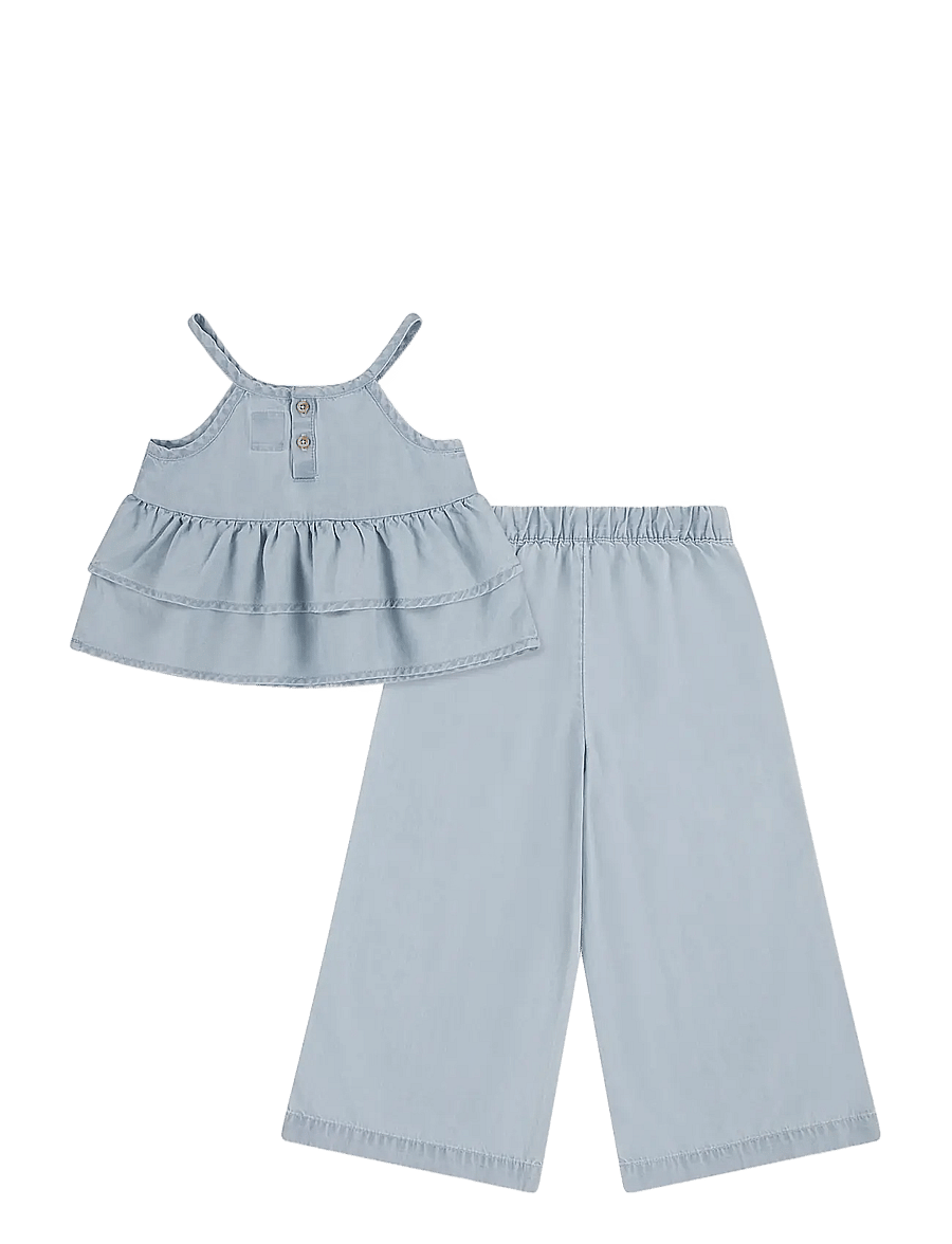 Levi's - Levi's® Denim Tiered Tank and Pants 2-Piece Set - sets mit kurzärmeligem t-shirt - wow me over - 1
