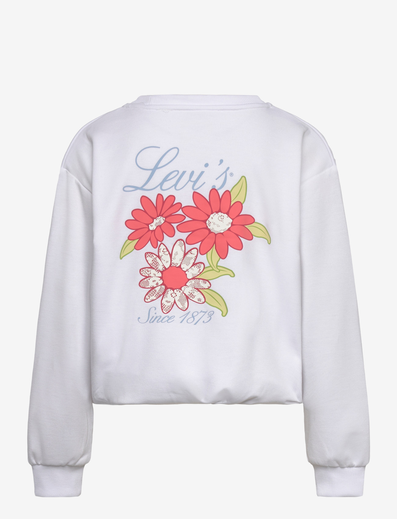 Levi's - Levi's® Bubble Hem Long Sleeve Top - sweatshirts - bright white - 1