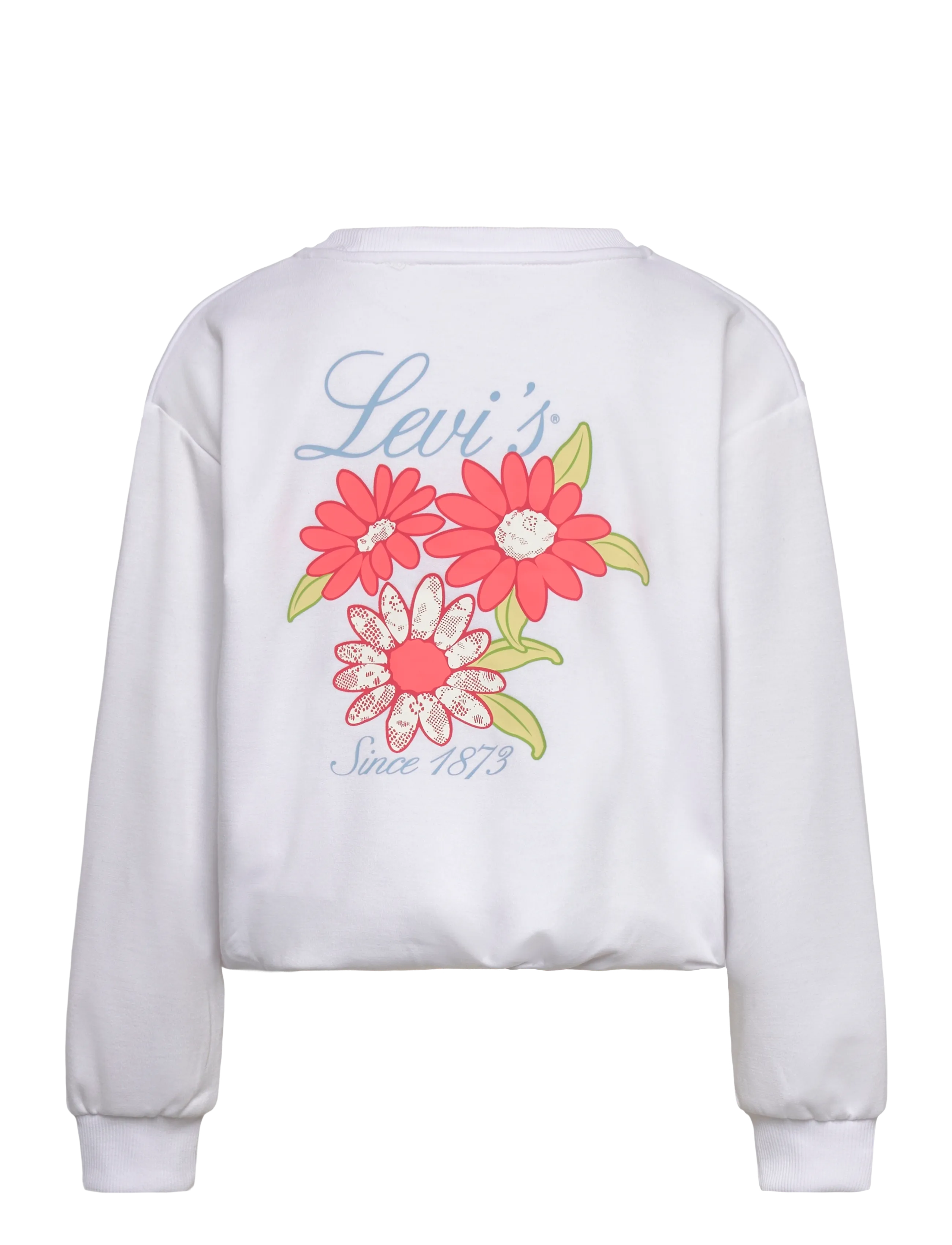 Levi's - Levi's® Bubble Hem Long Sleeve Top - sweatshirts - bright white - 1