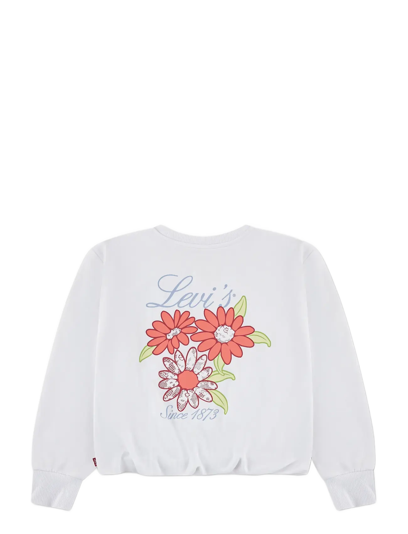 Levi's - Levi's® Bubble Hem Long Sleeve Top - sweatshirts - bright white - 1