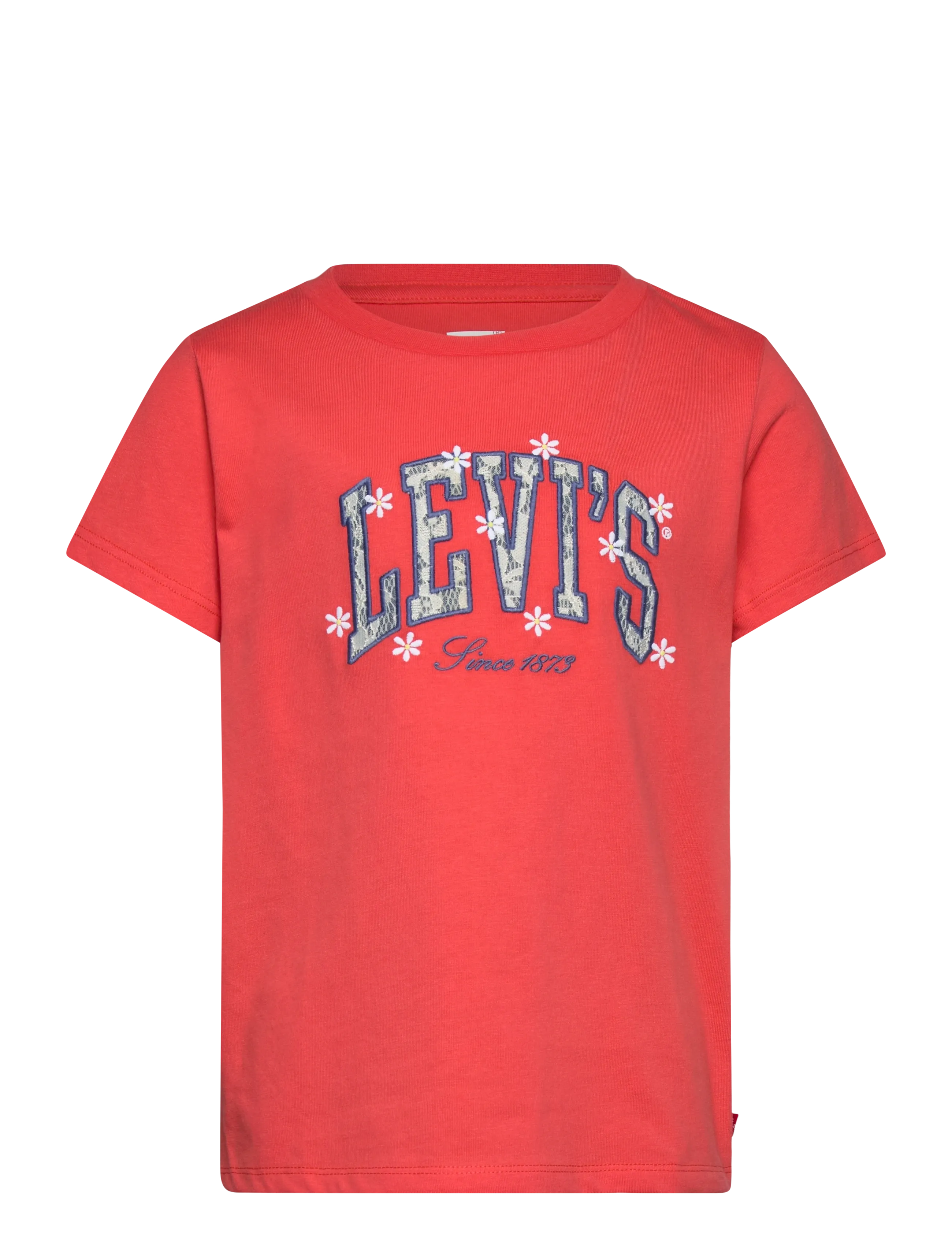 Levi's Levi's® Chambray Applique Top - Riided - HOT CORAL / red