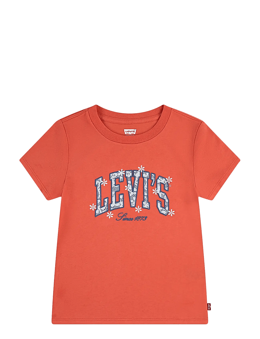 Levi's - Levi's® Chambray Applique Top - lühikeste varrukatega t-särgid - hot coral - 0