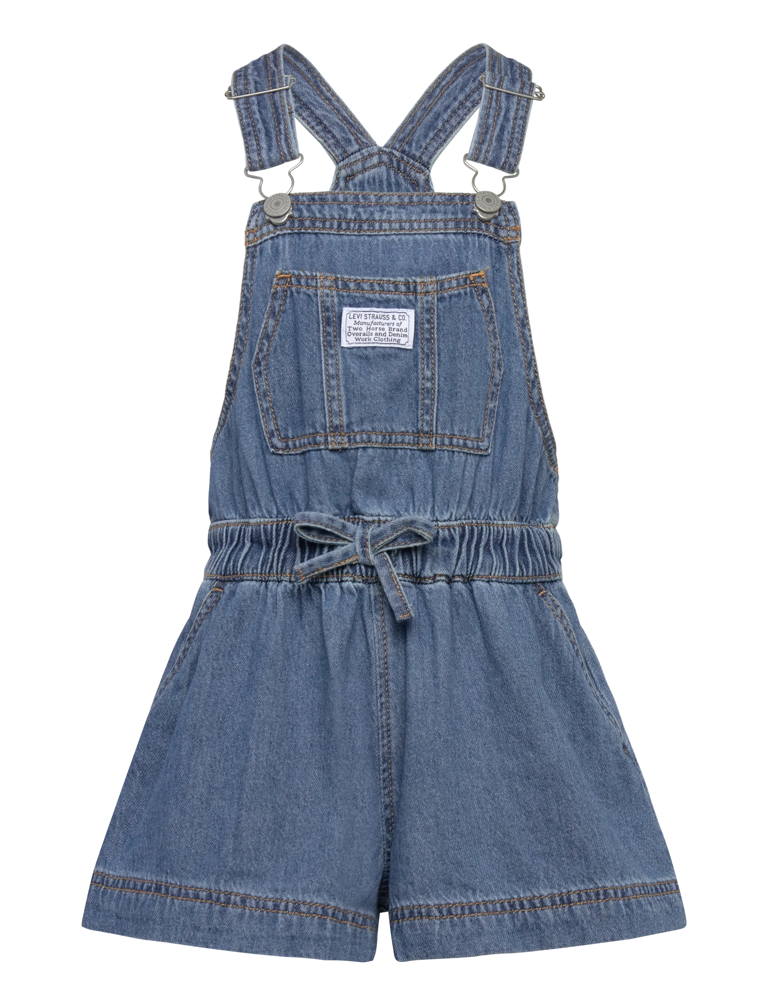 Levi's LVG SHORTALL WITH TIE AT WAIST - Overalls - DREW ME IN / blue