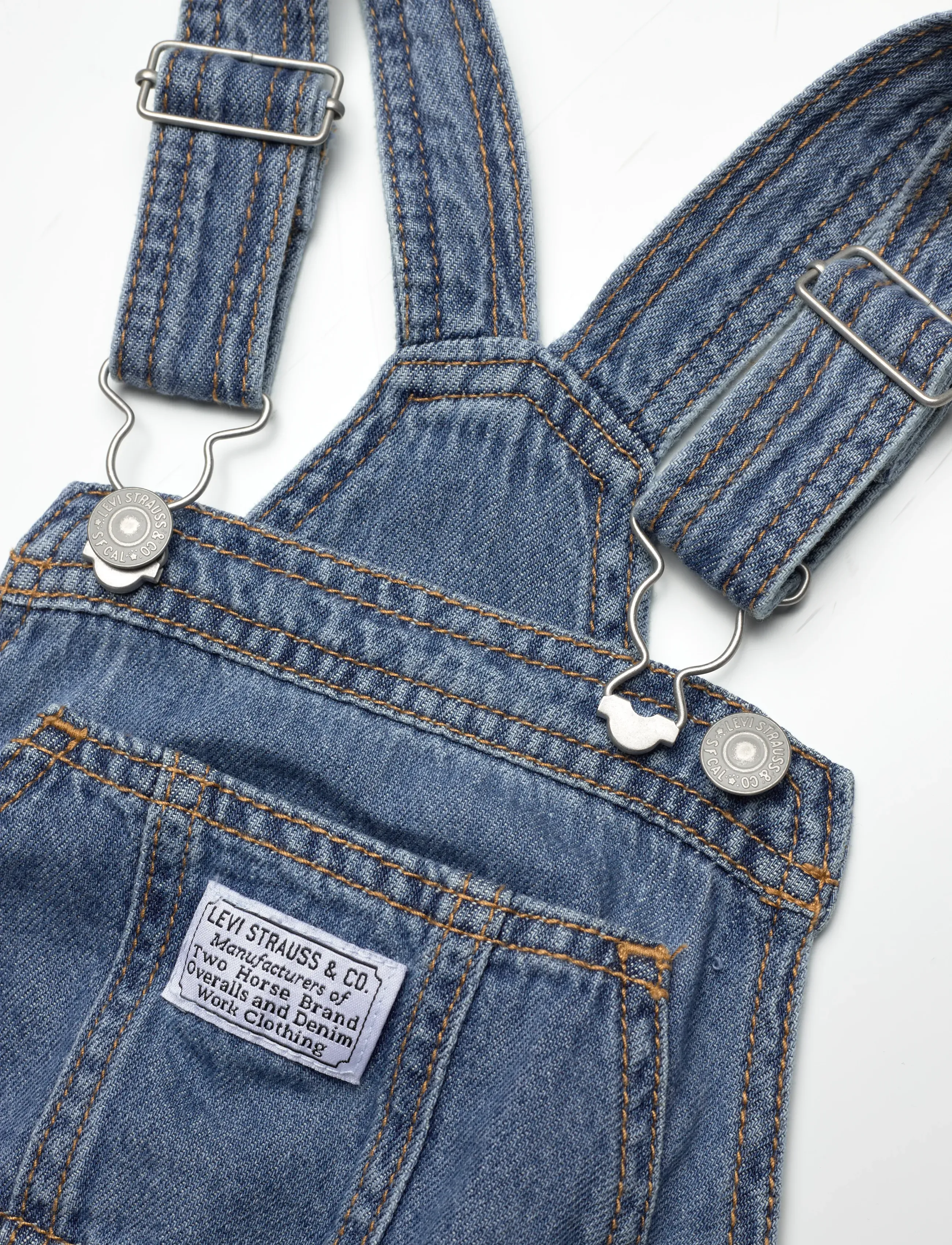 Levi's - Levi's® Tie Waist Shortalls - hängselbyxor - drew me in - 2
