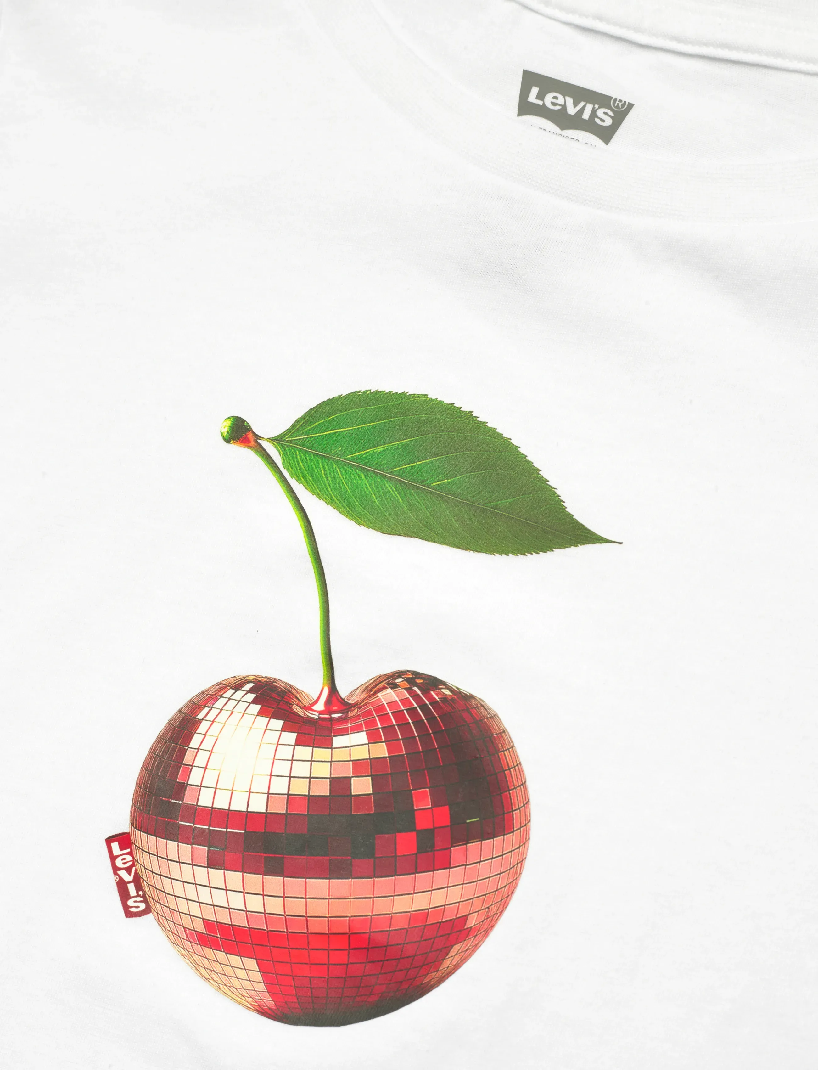 Levi's - Levi's® Disco Cherry Tee - krótki rękaw - bright white - 2