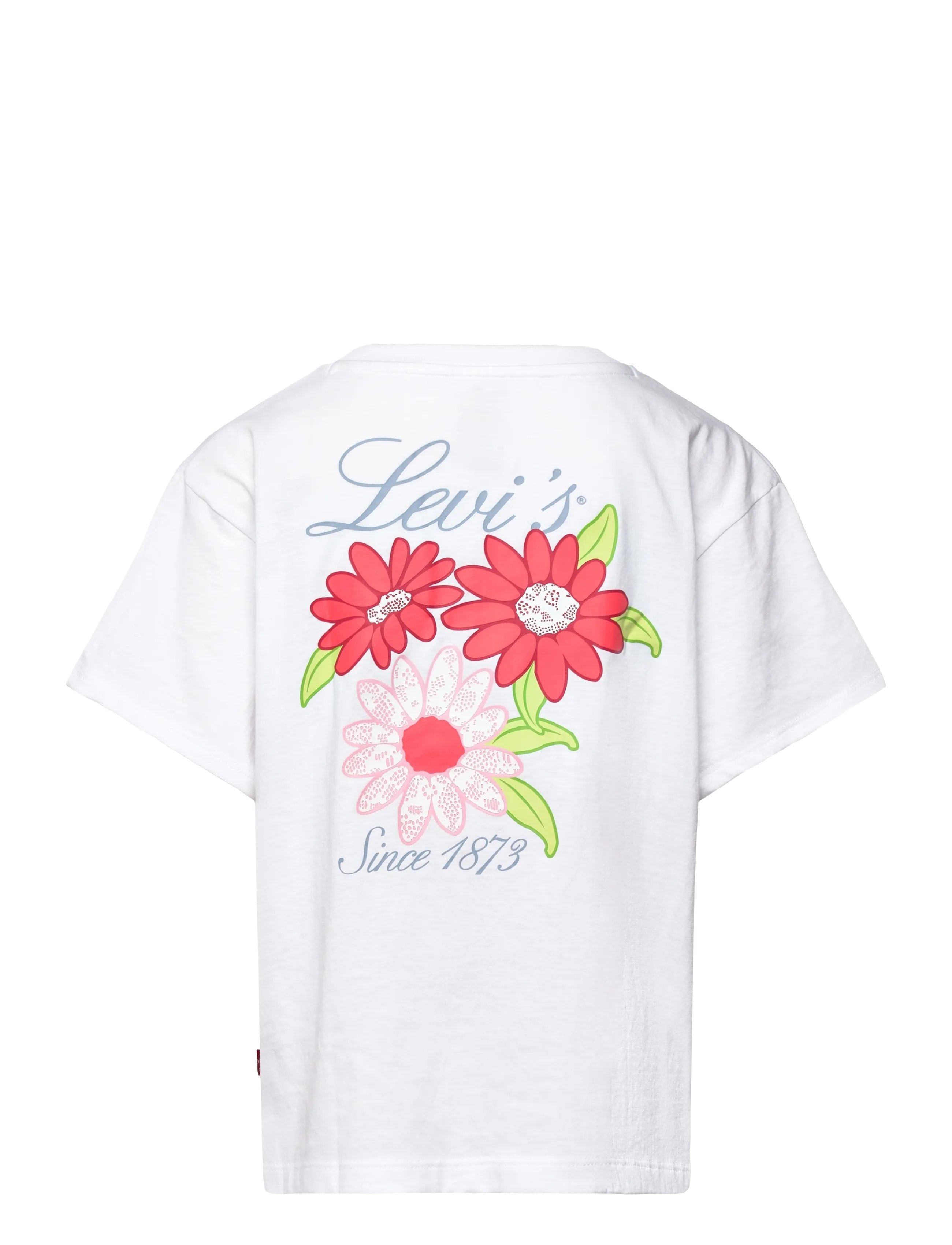 Levi's - Levi's® Floral Oversized Tee - kortärmade t-shirts - bright white - 1