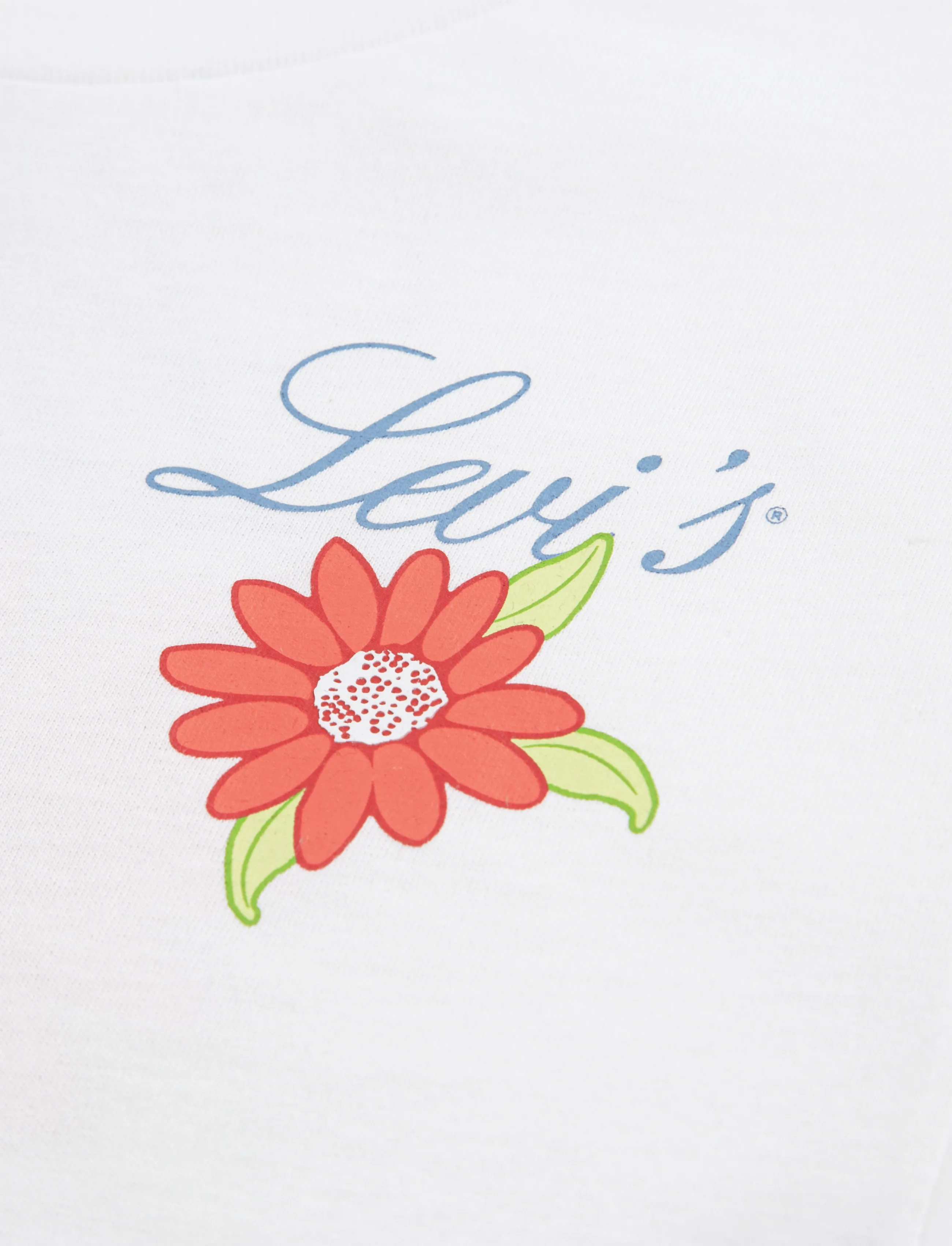 Levi's - Levi's® Floral Oversized Tee - short-sleeved t-shirts - bright white - 5