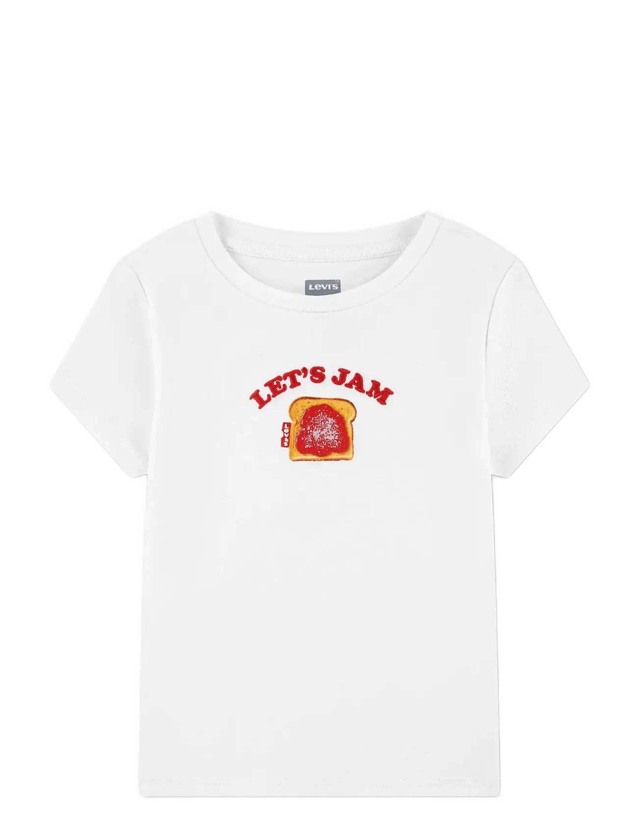 Levi's Levi's® Ribbed Jam Tee - Tøj - BRIGHT WHITE / white