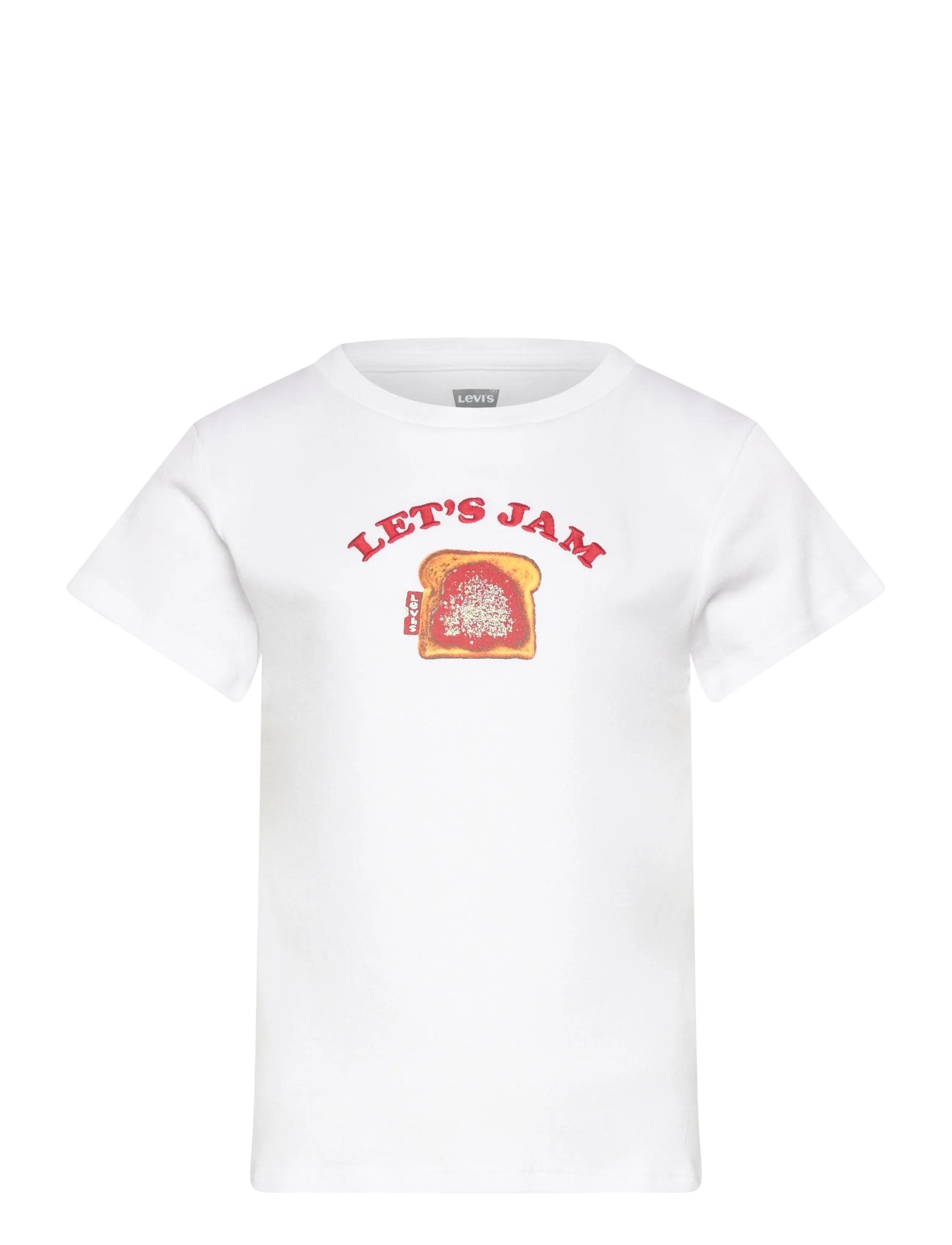 Levi's Levi's® Ribbed Jam Tee - Riided - BRIGHT WHITE / white