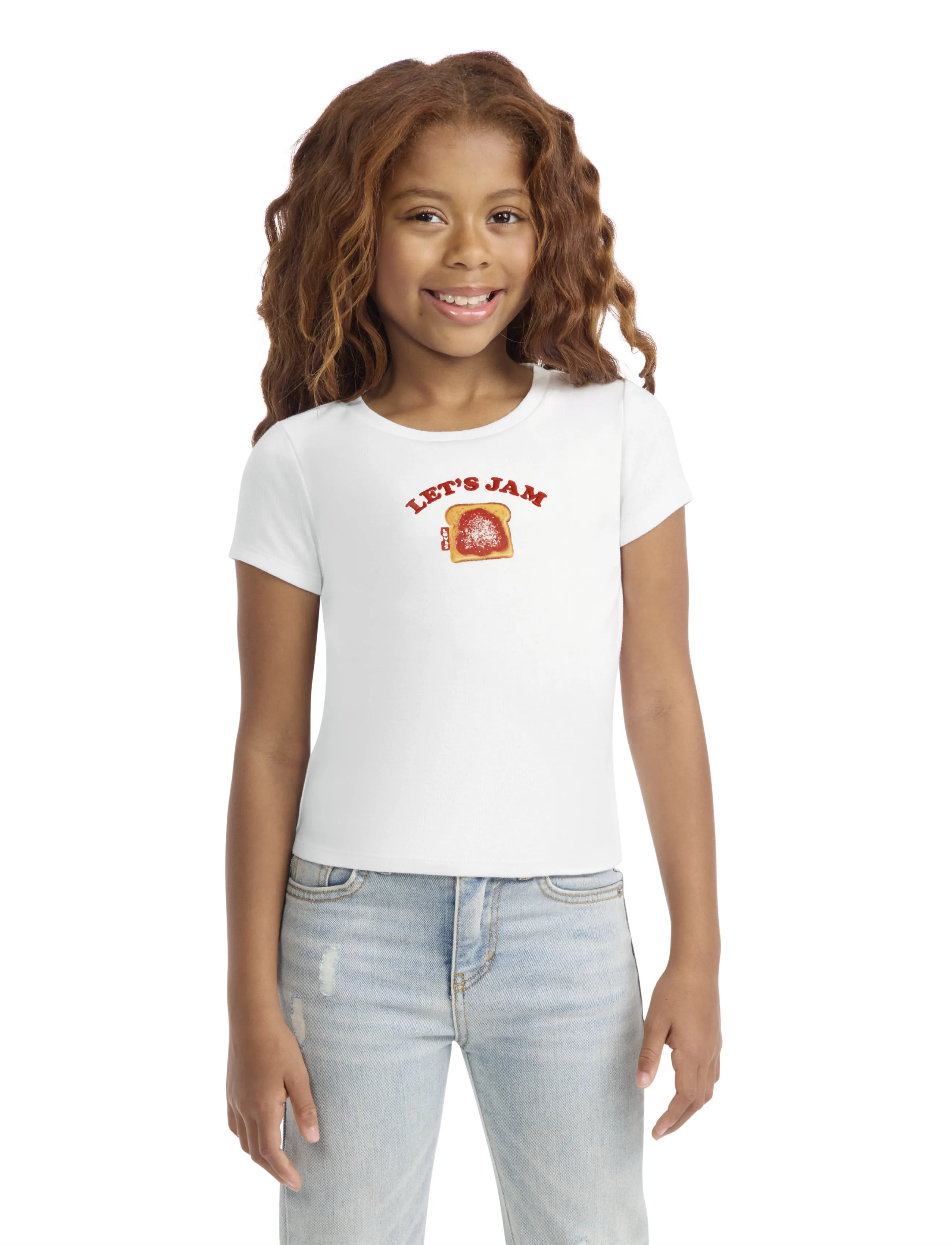 Levi's Levi's® Ribbed Jam Tee - Toppar & T-shirts - BRIGHT WHITE / white
