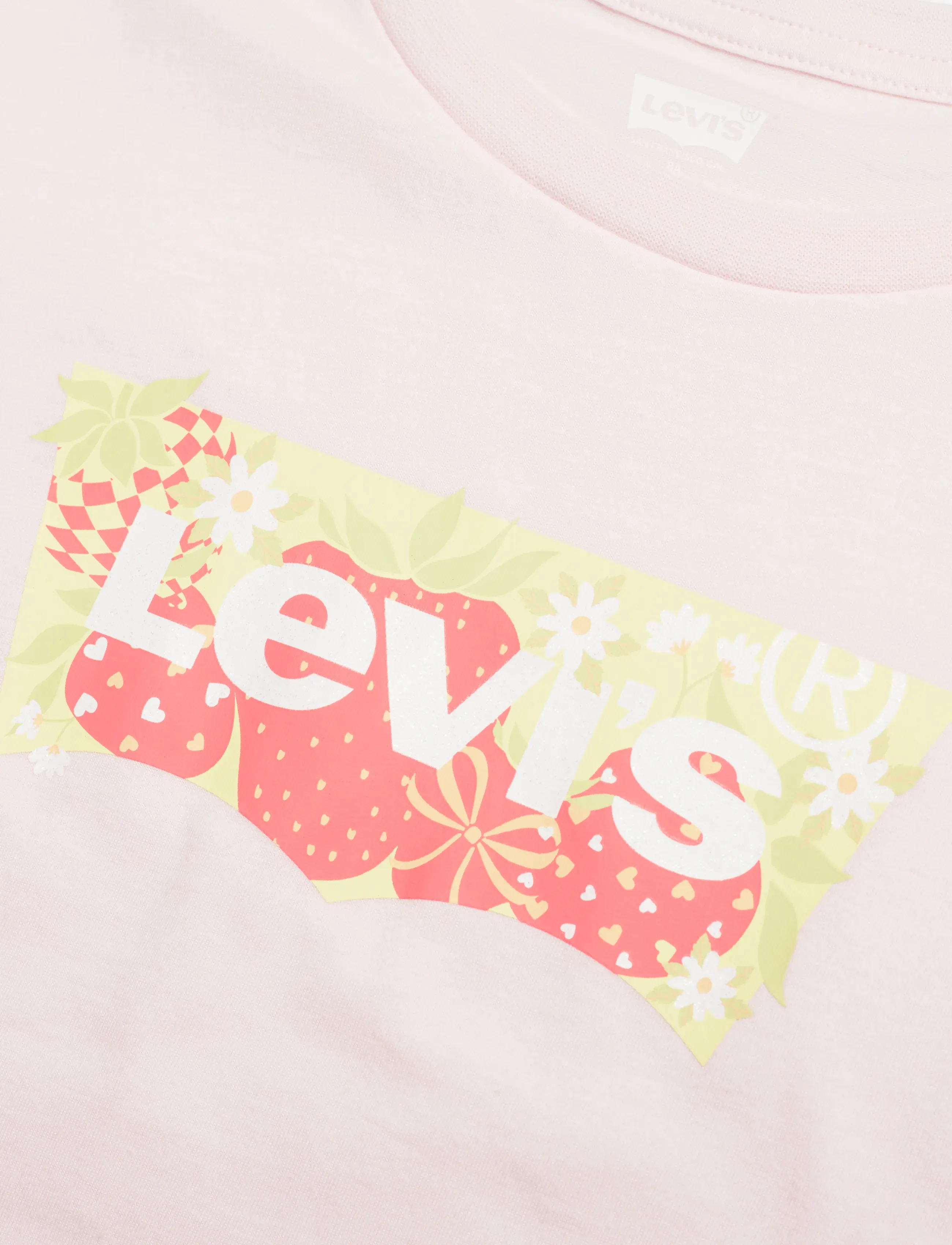 Levi's - Levi's® Strawberry Batwing Tee - lyhythihaiset t-paidat - crystal pink - 2