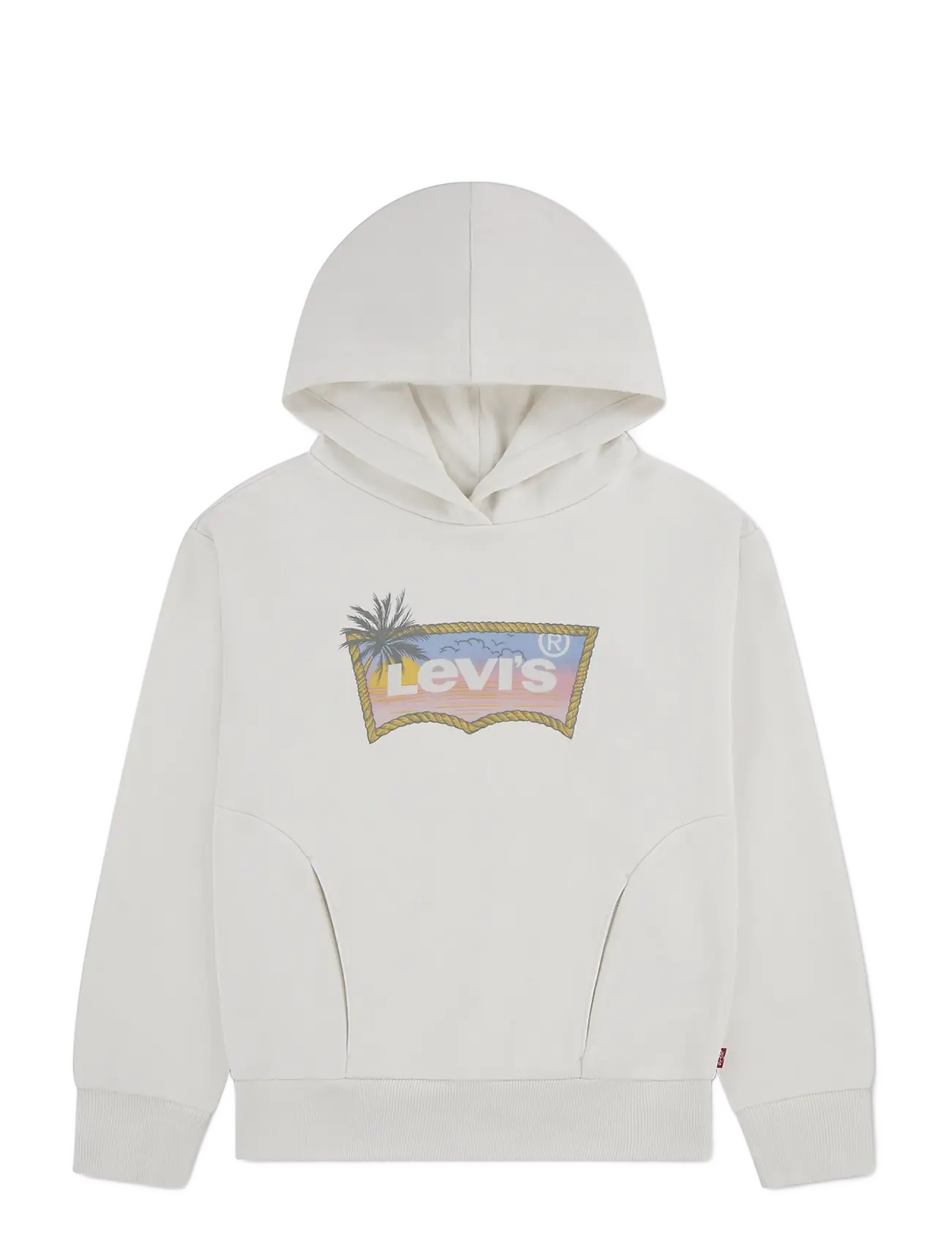 Levi's Levi's® Ombre Batwing Oversized Hoodie - Tøj - ANTIQUE WHITE / cream