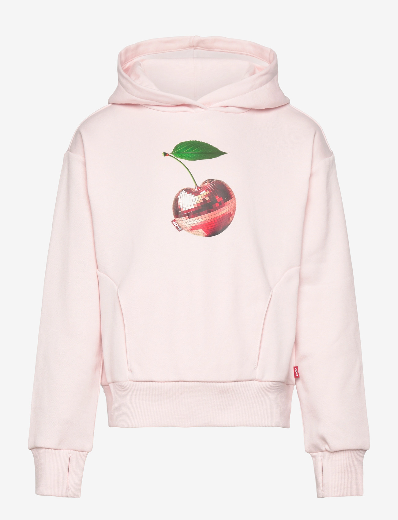 Levi's - Levi's® Disco Cherry Pullover Hoodie - huvtröjor - crystal pink - 0