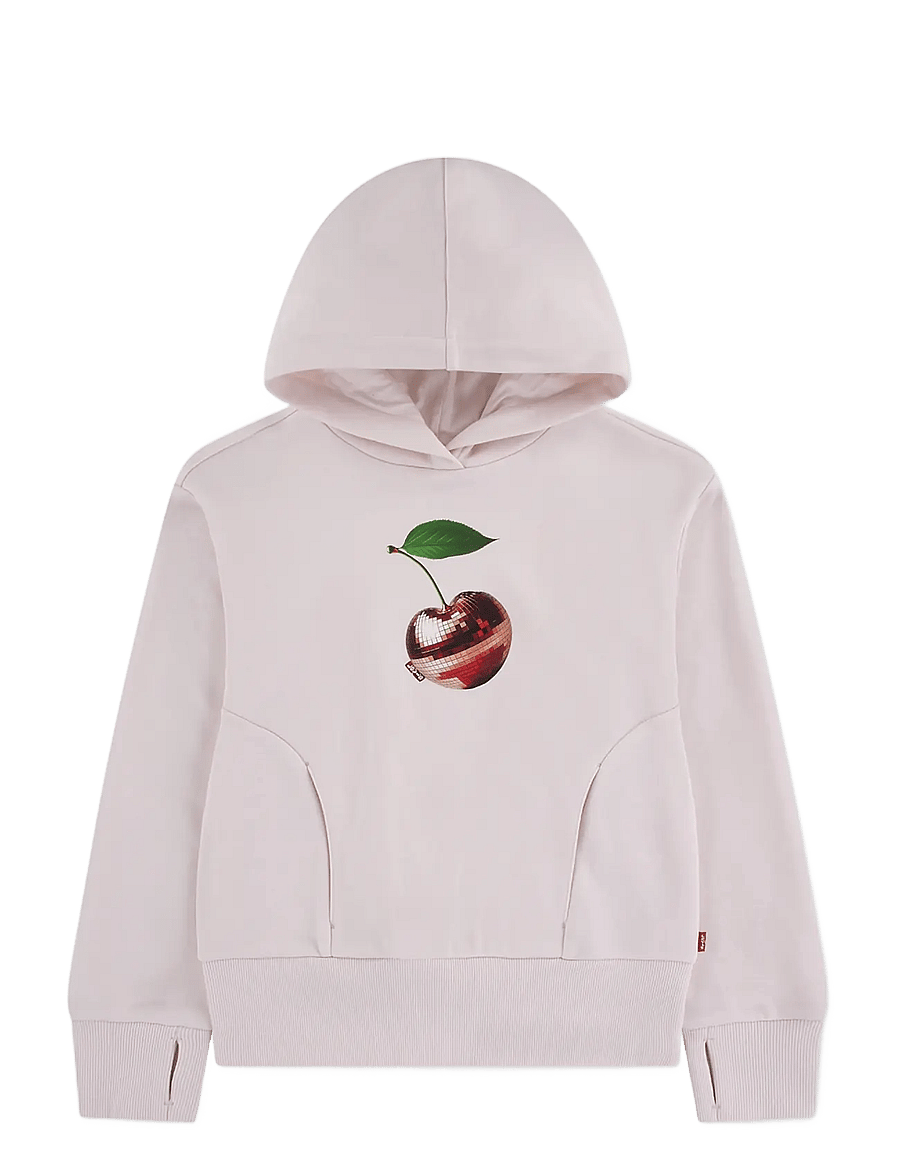 Levi's - Levi's® Disco Cherry Pullover Hoodie - kapuutsiga pusad - crystal pink - 0
