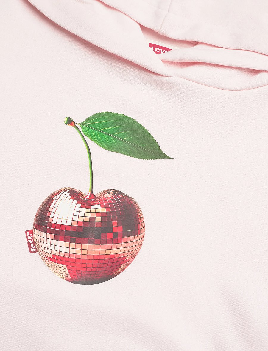 Levi's - Levi's® Disco Cherry Pullover Hoodie - kapuutsiga dressipluusid - crystal pink - 2
