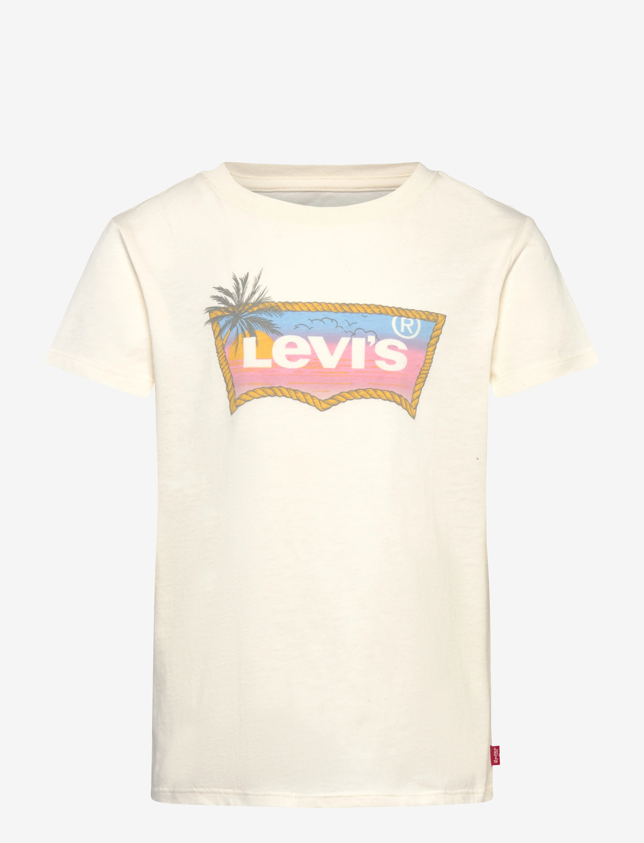 Levi's - LVG OMBRE BATWING SS TEE - lühikeste varrukatega t-särgid - antique white - 0
