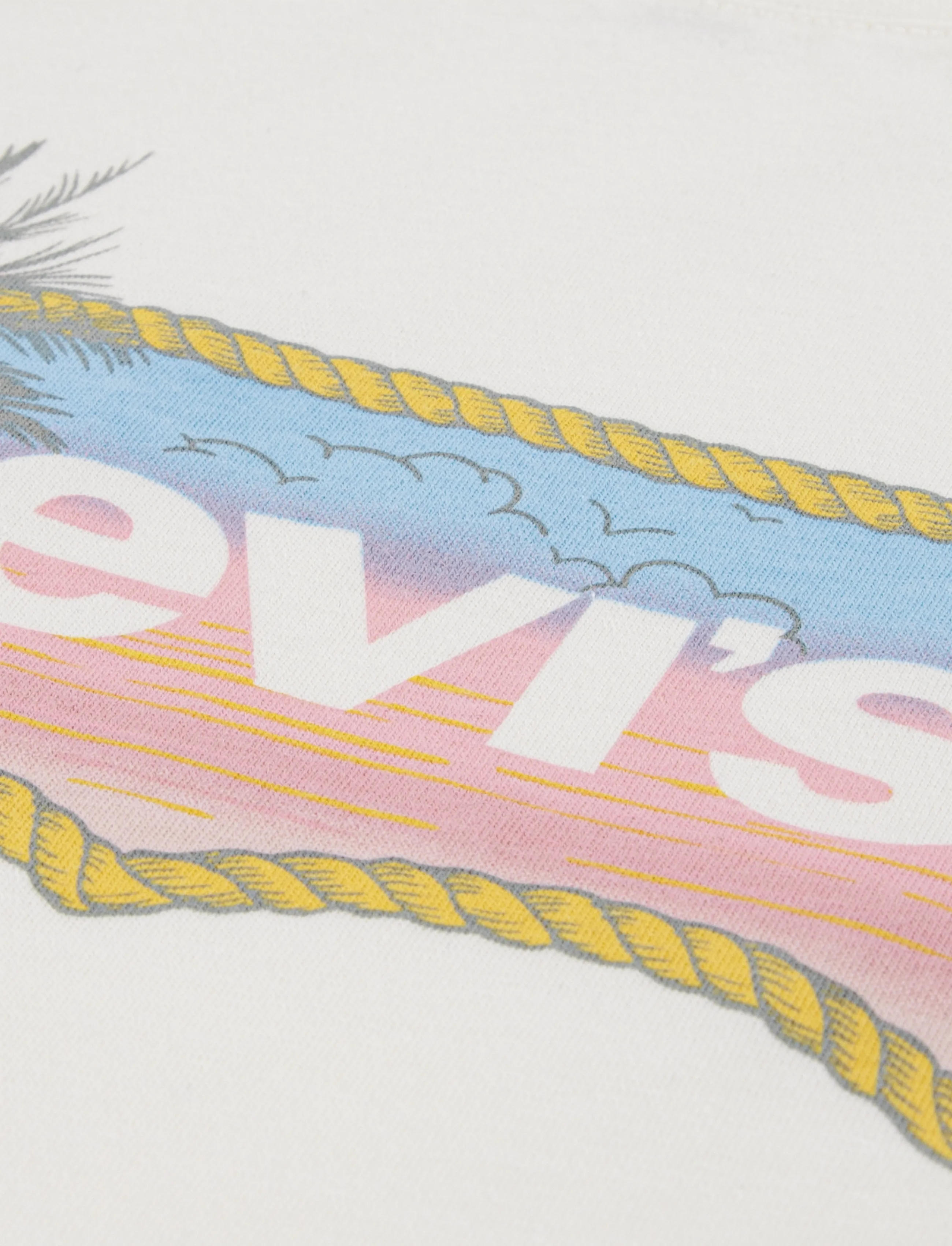 Levi's - LVG OMBRE BATWING SS TEE - kortærmede t-shirts - antique white - 2