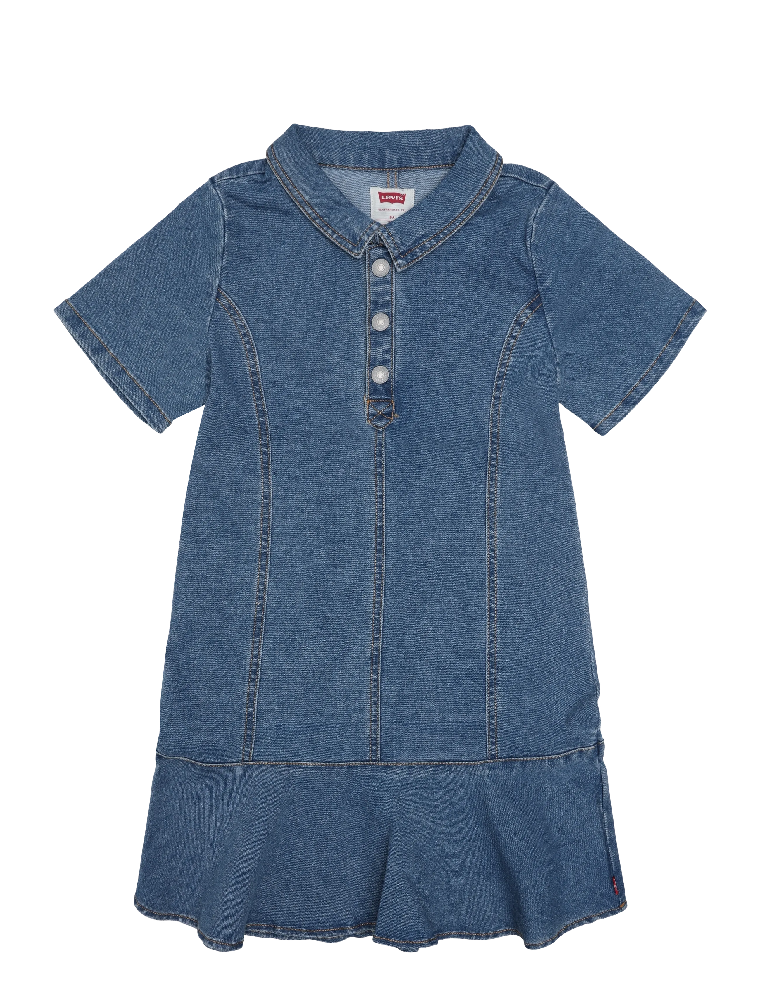 Levi's Dr-Dress, 104, Blue, Fritidskjoler > Kortærmede Fritidskjoler, Børn