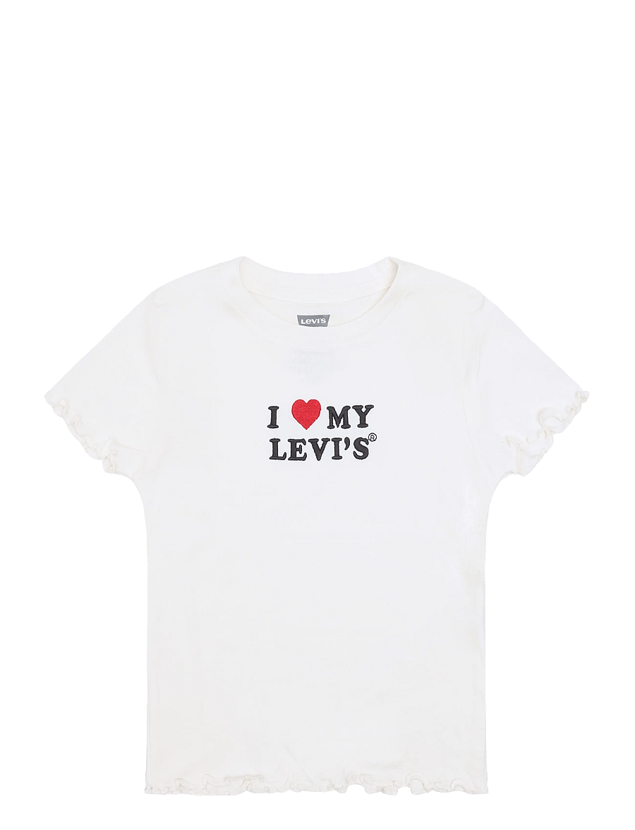 Levi's - KT-S/S KNIT TOP - lühikeste varrukatega t-särgid - levi's egret - 0