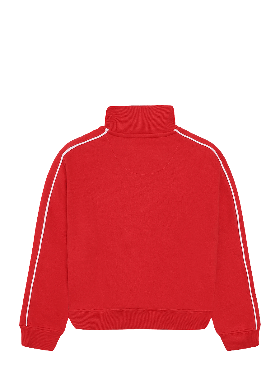 Levi's - HZ-1/2 ZIP TOP - sweatshirts - mars red - 1
