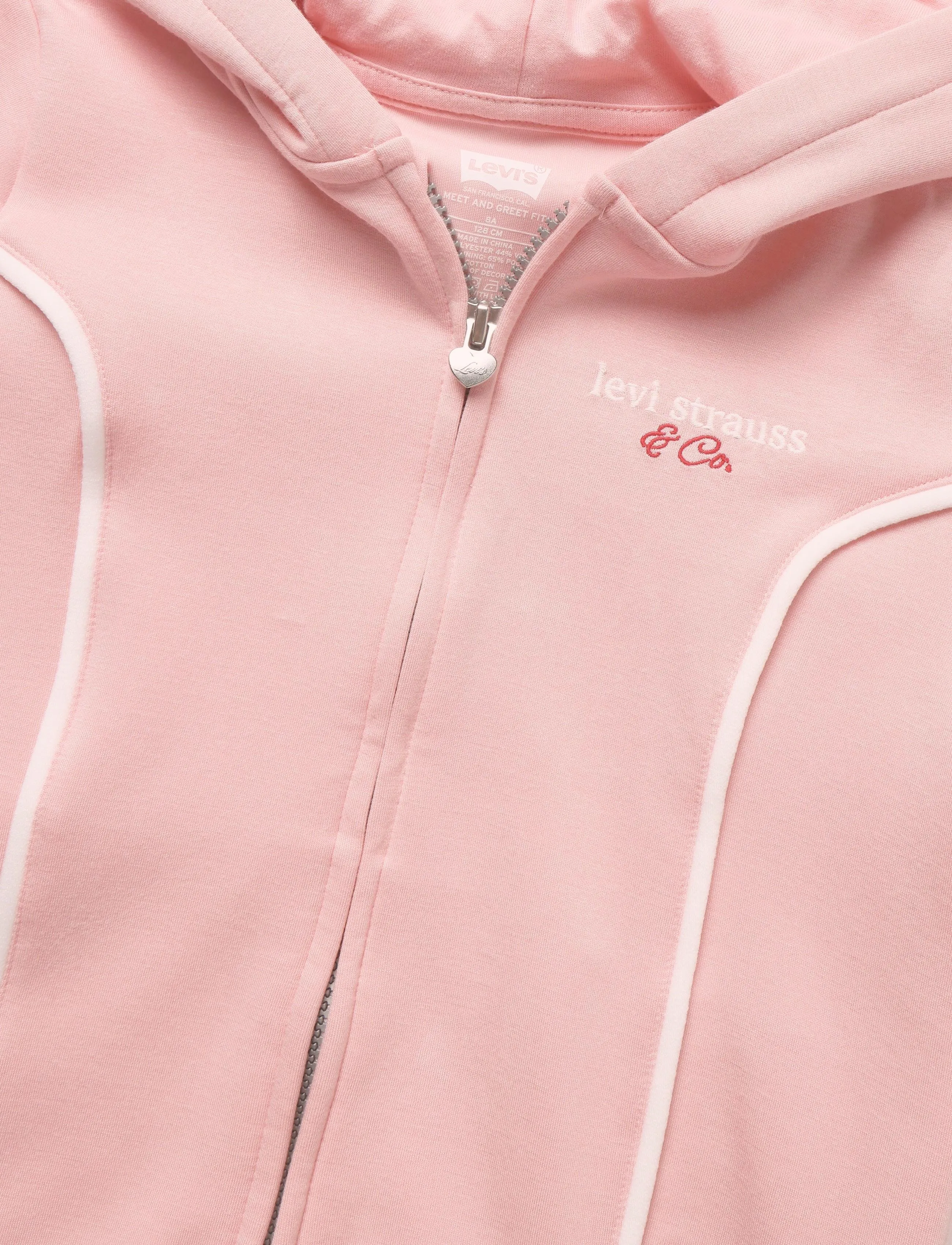 Levi's - ZH-FULL ZIP HOODY - lette jakker - powder pink - 2