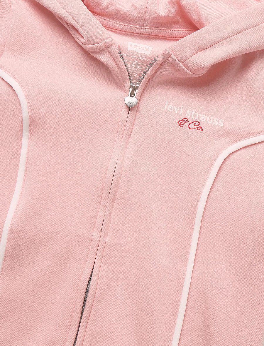 Levi's - ZH-FULL ZIP HOODY - lette jakker - powder pink - 2