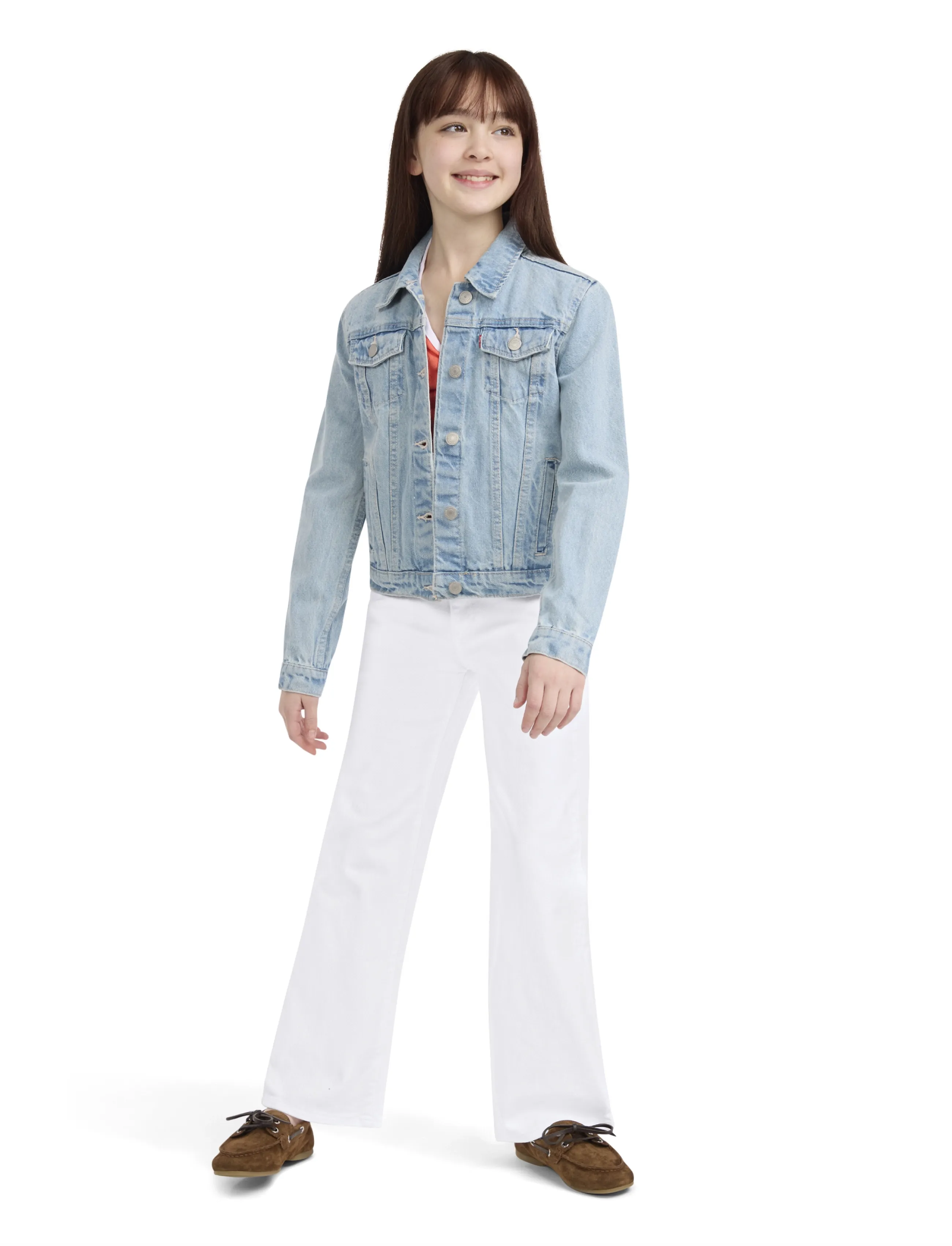 Levi's - PX-DENIM PANTS - hosen mit weitem bein - bright white - 4