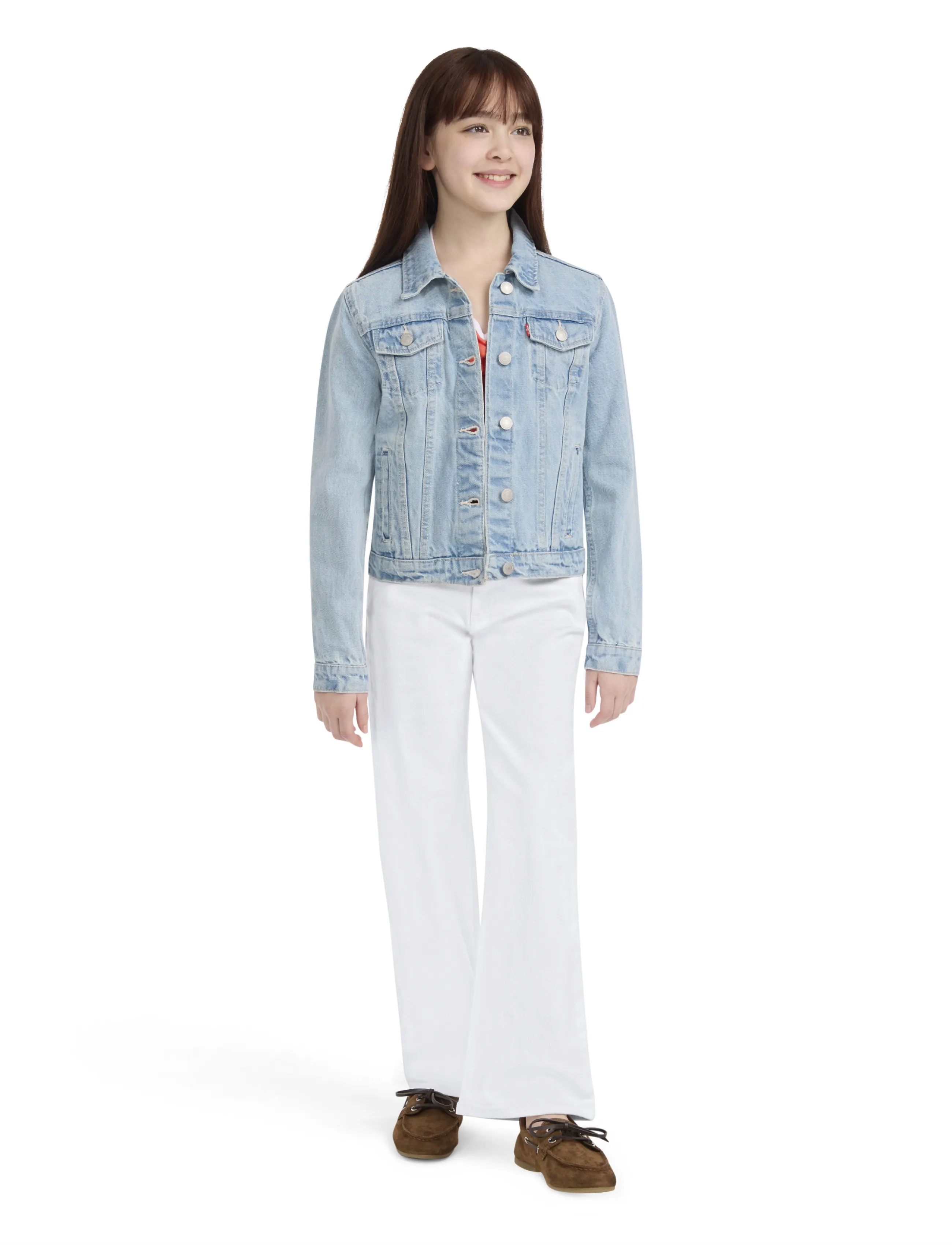 Levi's - PX-DENIM PANTS - hosen mit weitem bein - bright white - 5