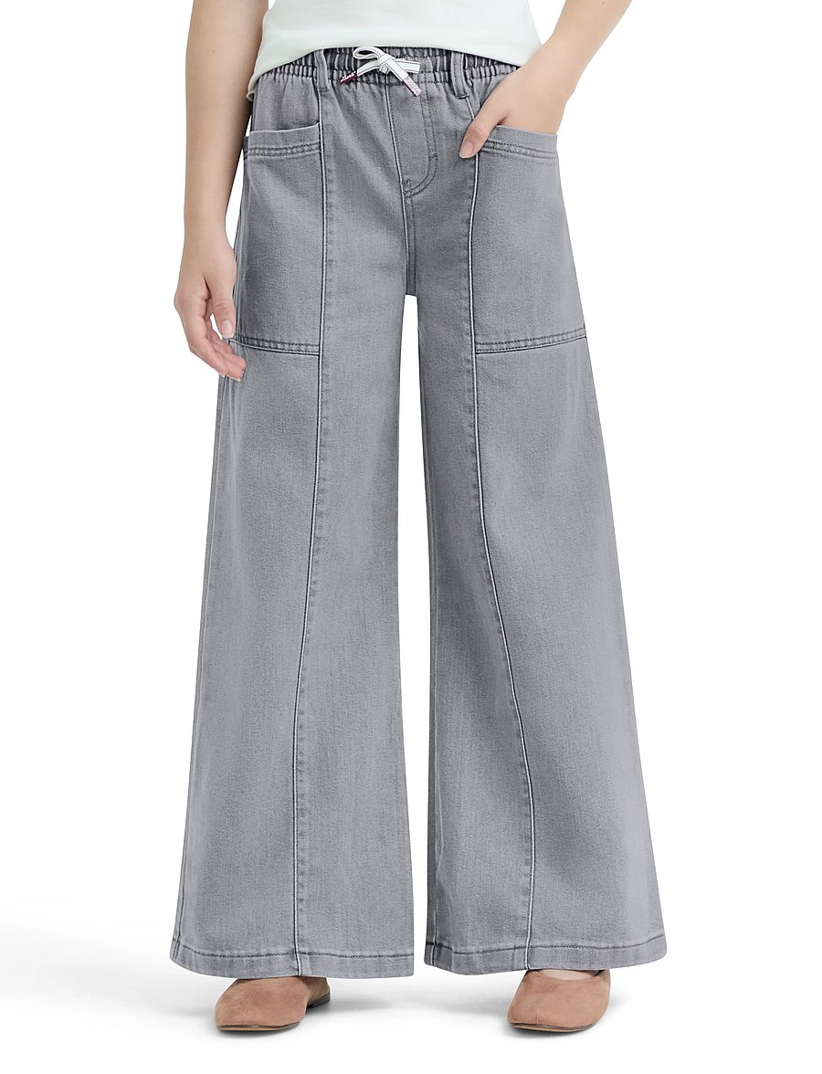 Levi's - Levi's® 94' High Rise Wide Baggy Pull On Pants - laiad teksad - graphite pencil - 0
